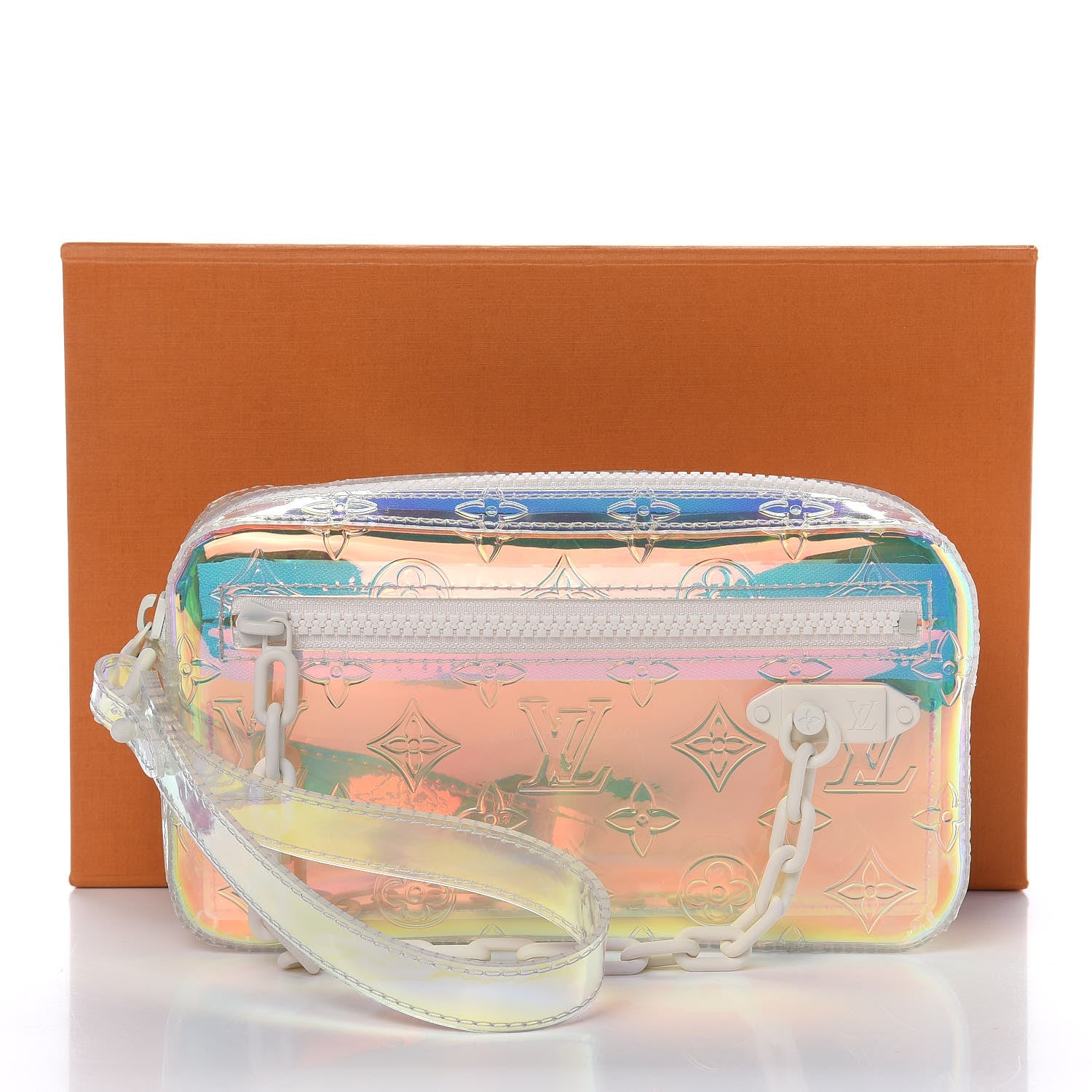 Louis Vuitton PVC Monogram Pochette Volga Iridescent Prism 10 of 10