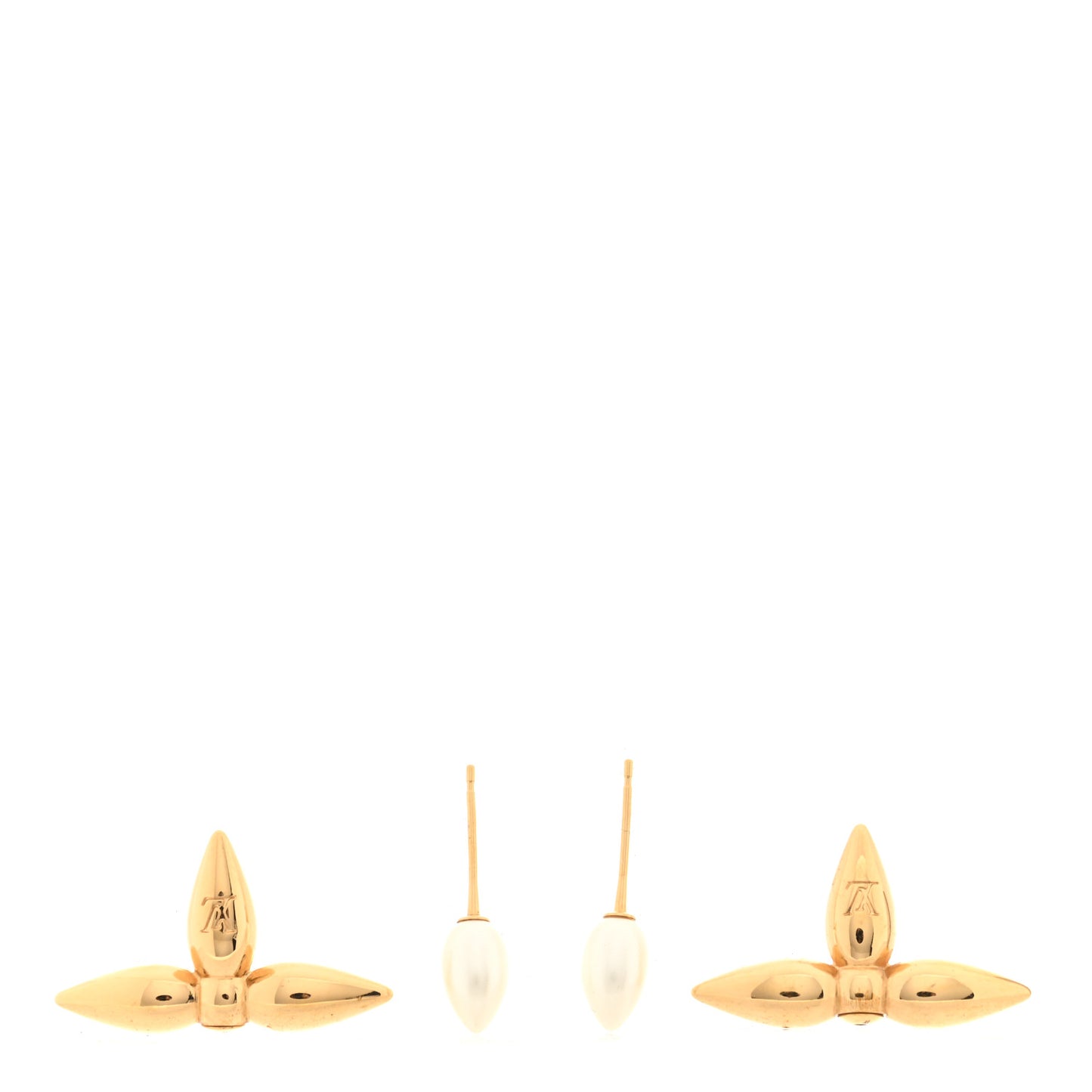 Pearl Louisette By Night Earrings Gold