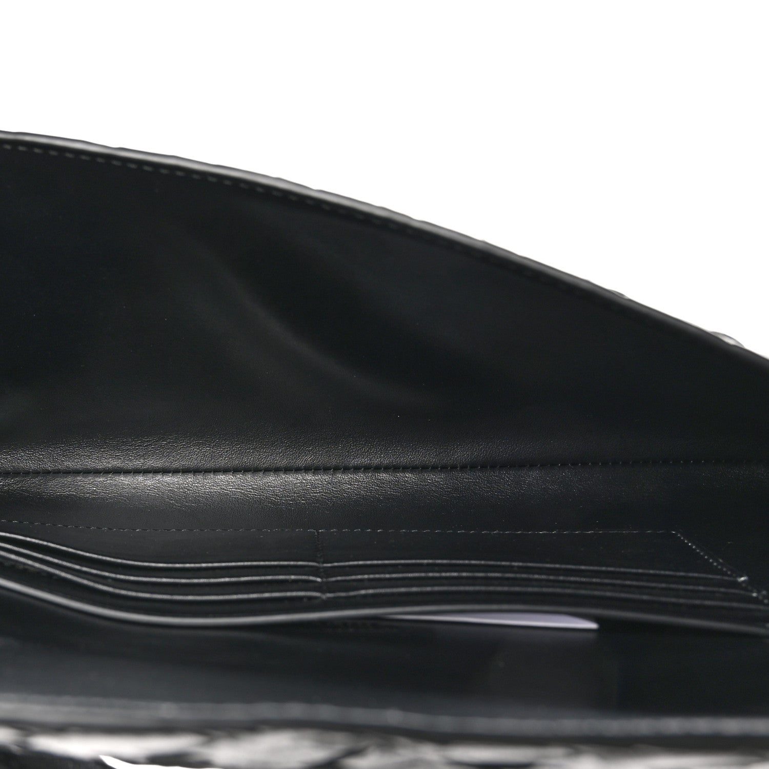Bottega Veneta Nappa Intrecciato Long Andiamo Top Handle Clutch Black 5 of 7