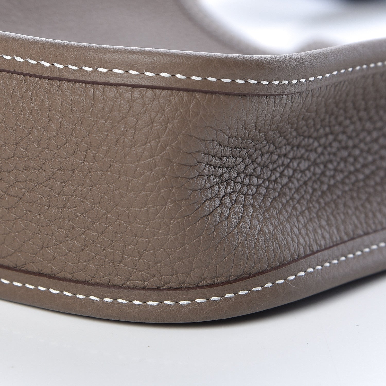 Hermes Taurillon Clemence Amazone Evelyne TPM Etoupe Bleu Indigo 10 of 11