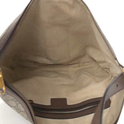 Gucci GG Supreme Monogram Web Small Ophidia Half Moon Hobo Brown 5 of 16