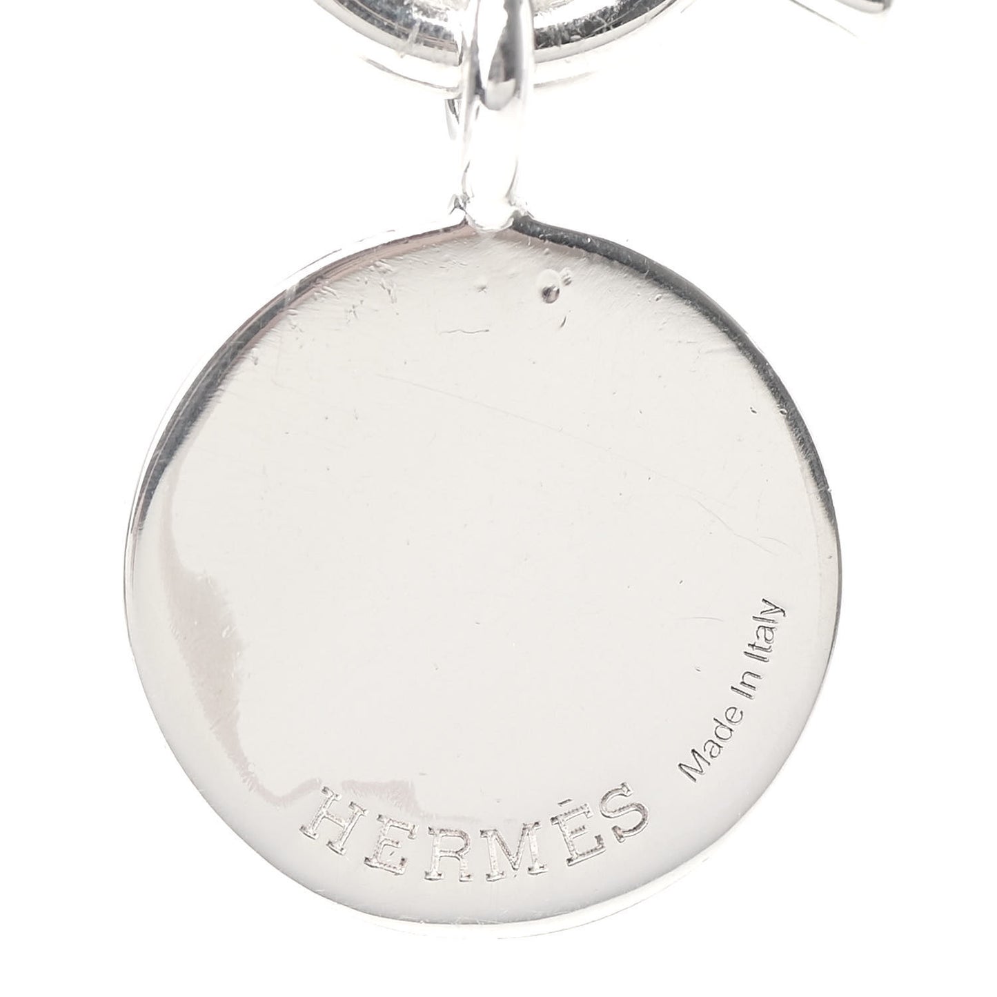 Sterling Silver Mini Clou de Selle Charm Pendant Necklace