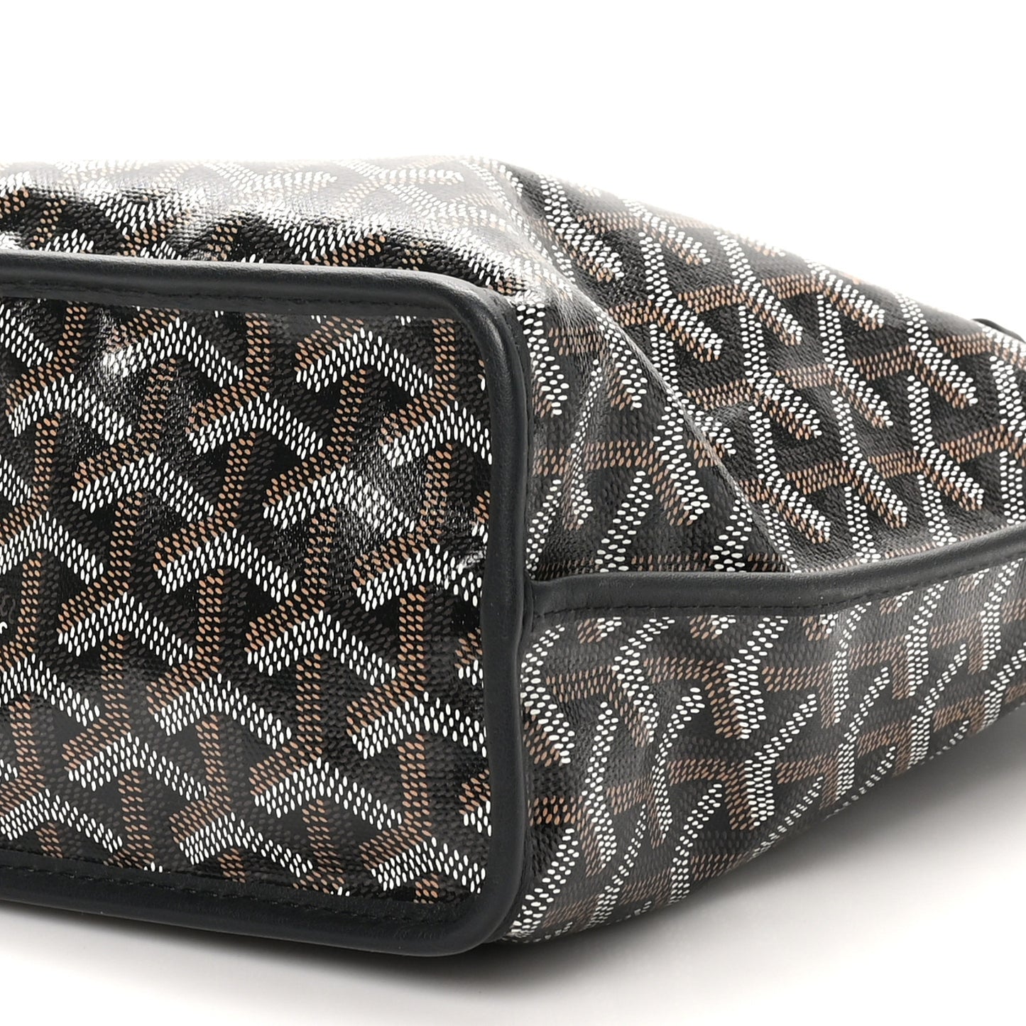 Goyardine Reversible Mini Anjou Black