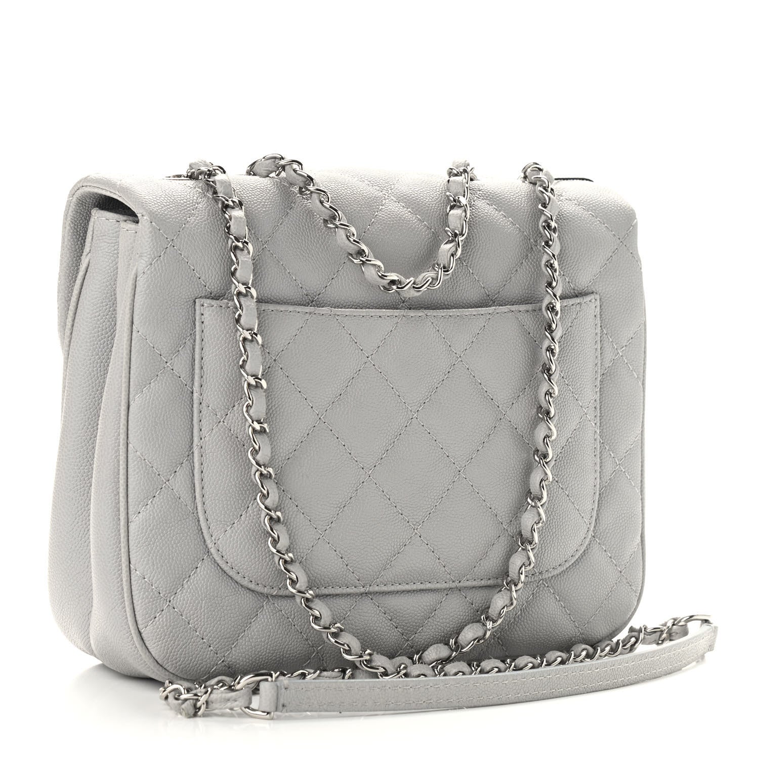 Chanel Caviar Quilted Medium Urban Companion Flap Grey 3 of 9