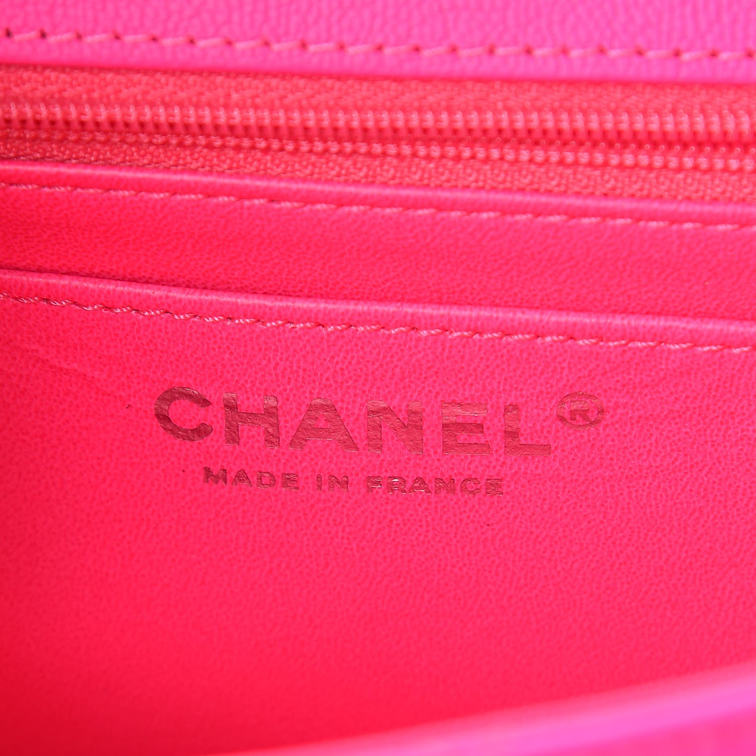 Chanel Goatskin Quilted 2.55 Reissue Mini Flap Fluorescent Pink 6 of 10