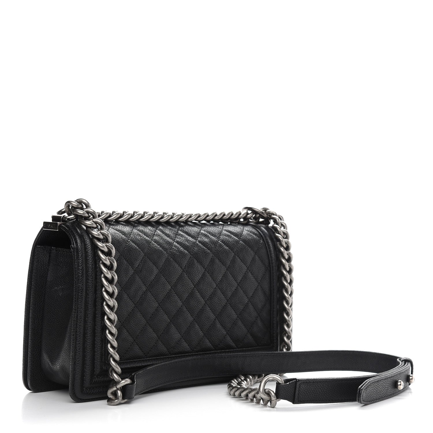 Chanel Caviar Quilted Medium Boy Flap Black 3 of 11