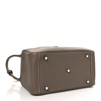 Hermes Taurillon Clemence Lindy 30 Etoupe 4 of 10