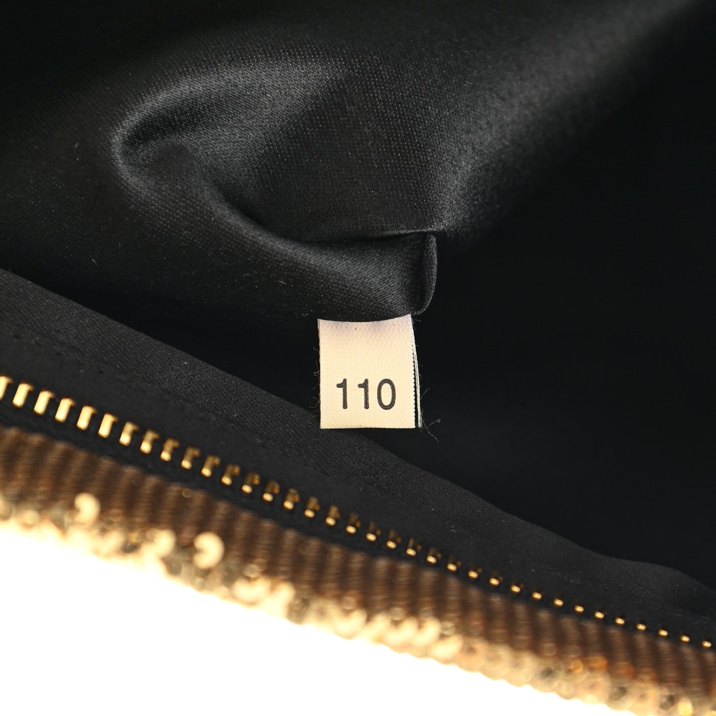 Sequin Ombre Clutch Black Green Gold