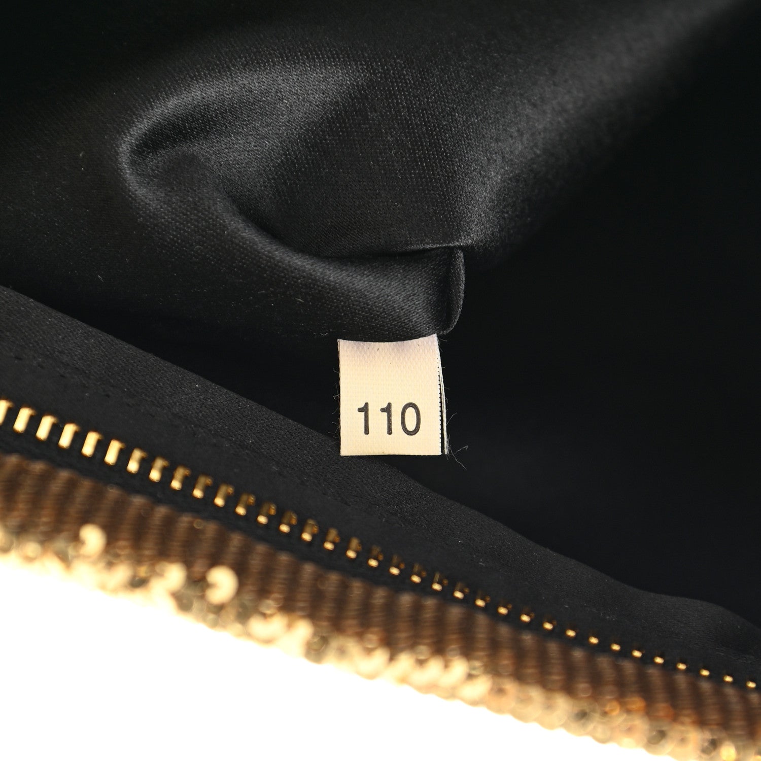 Prada Sequin Ombre Clutch Black Green Gold 7 of 7