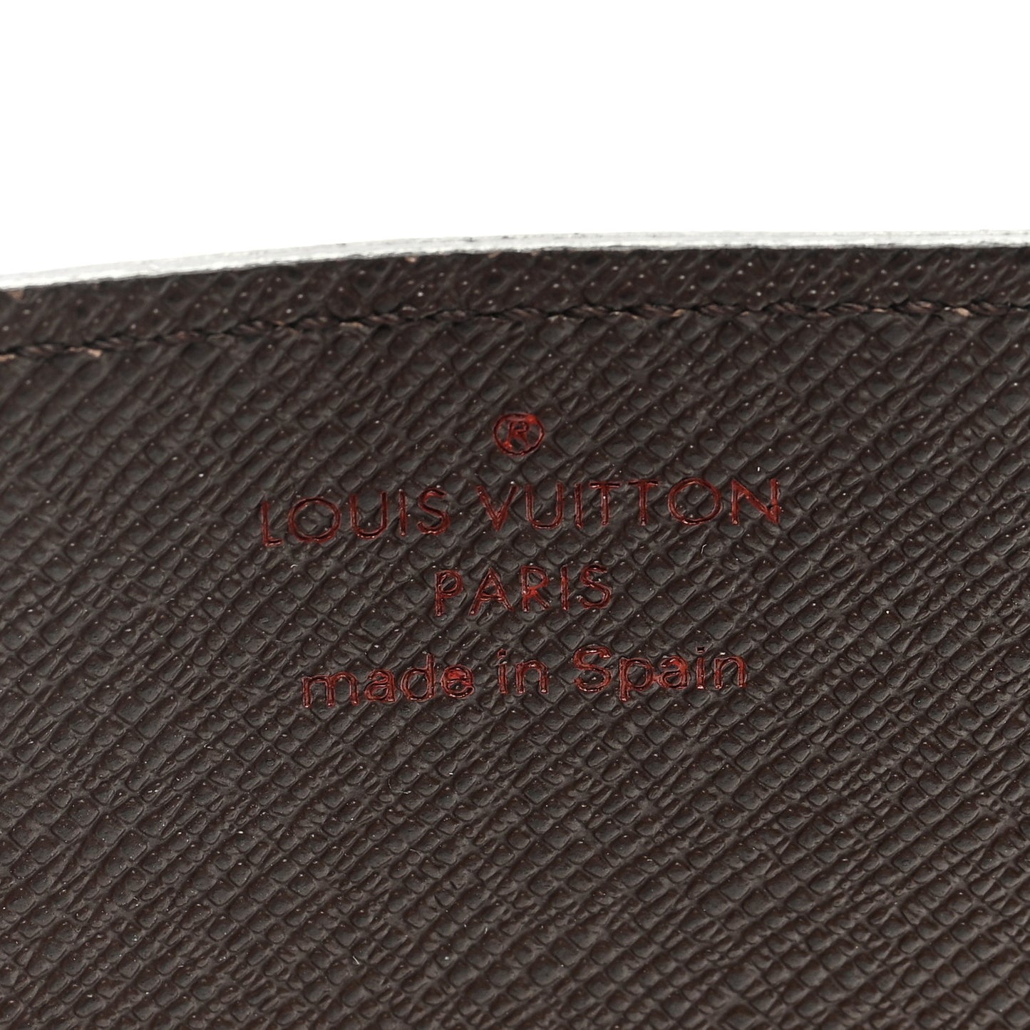 Damier Ebene Business Card Holder