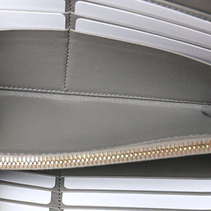 Chloe Calfskin Marcie Long Zip Around Wallet Cashmere Grey 6 of 7