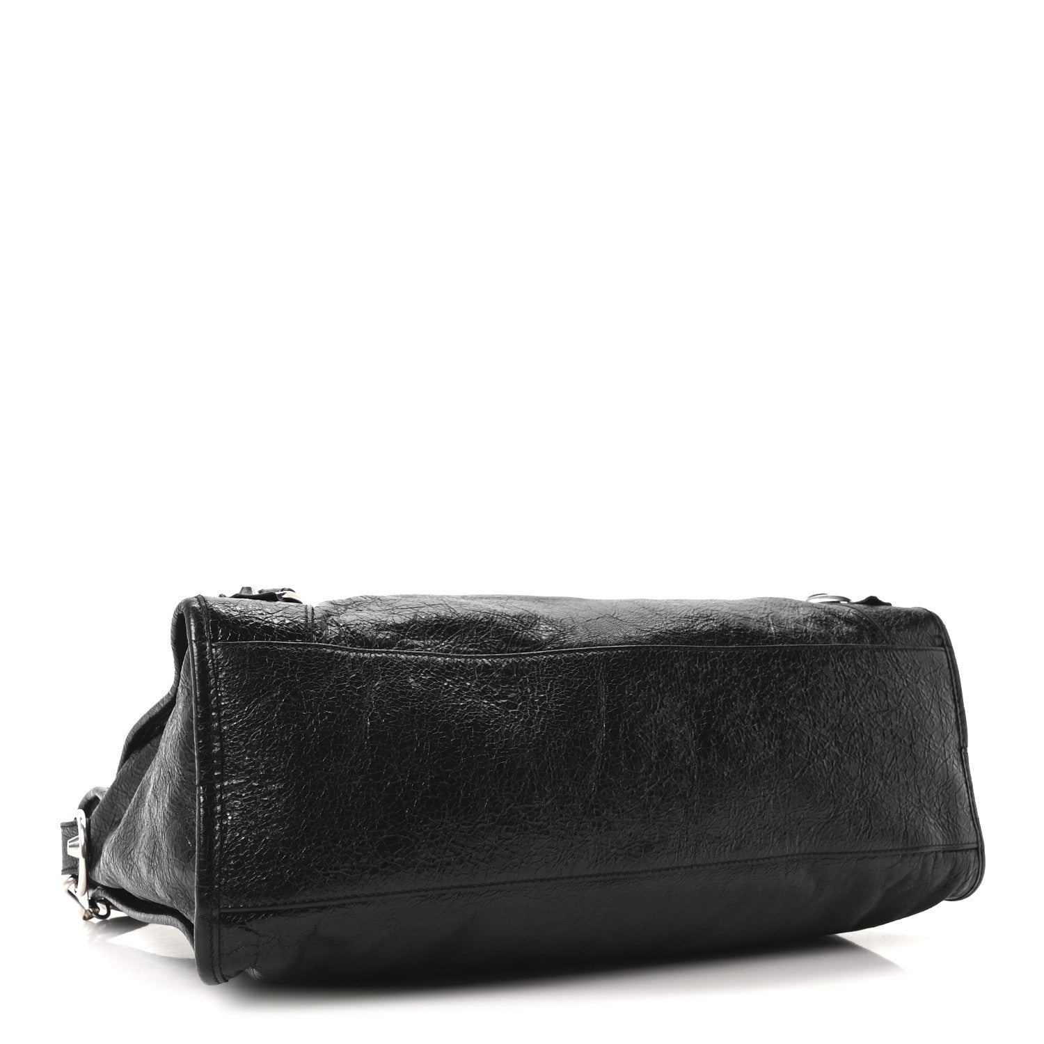 Balenciaga Agneau Arena Silver Hardware Medium Le City Black 4 of 10