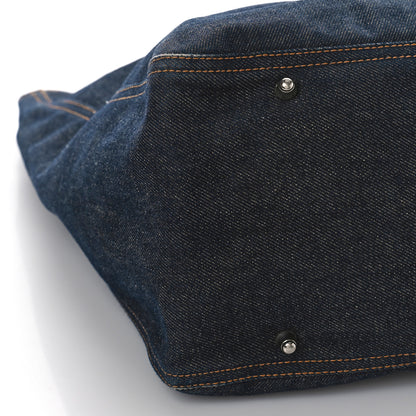 Fendi Denim Holdall Tote Blue 7 of 10