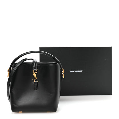 Saint Laurent Shiny Calfskin Le 37 Mini Bucket Bag Black 11 of 11