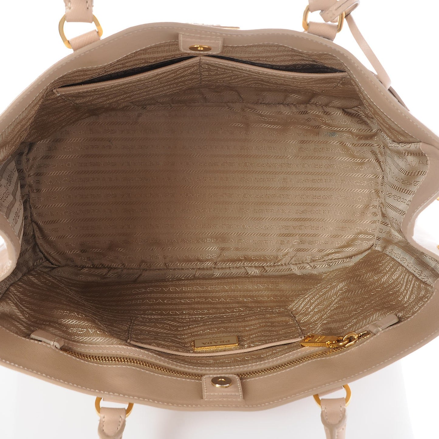 Saffiano Lux Large Tote Cammeo
