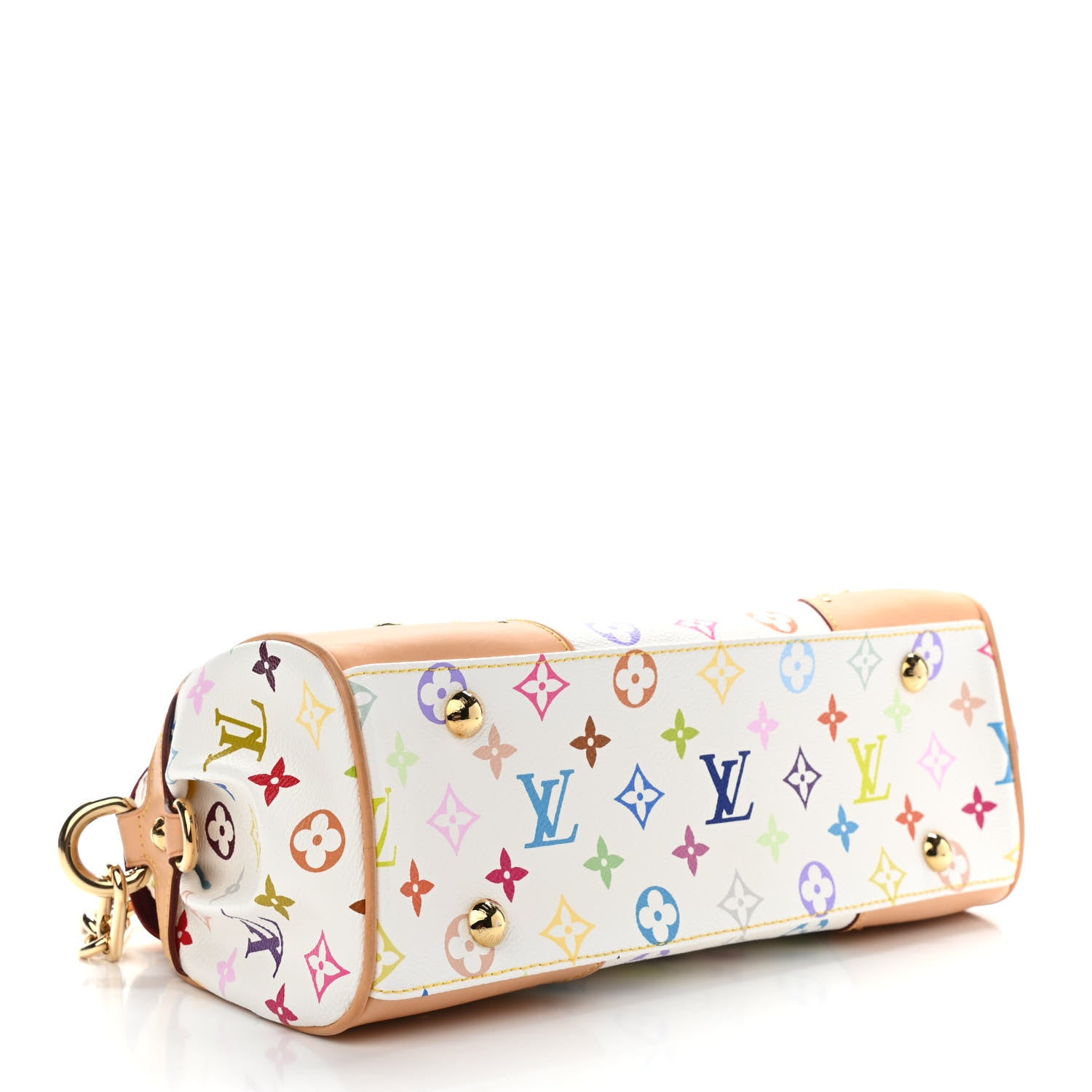 Louis Vuitton Monogram Multicolor Beverly MM White 4 of 10