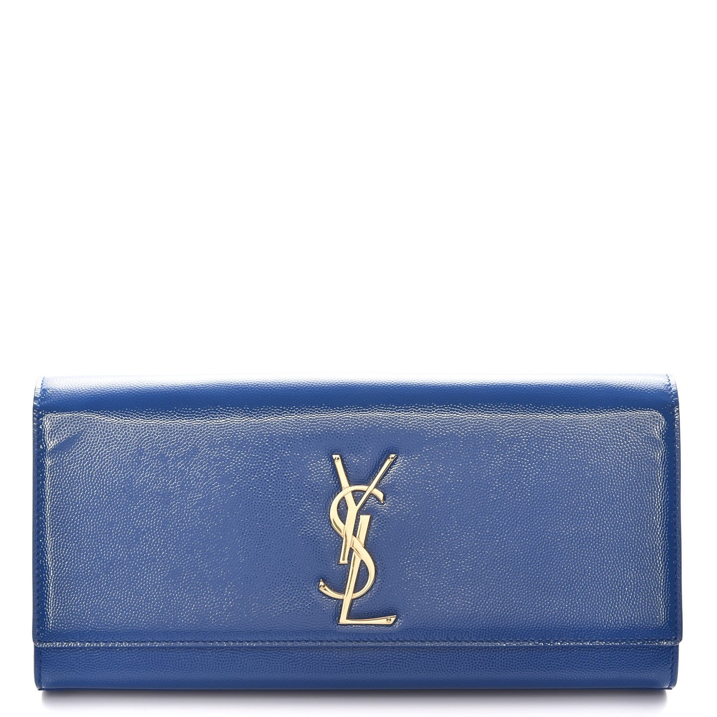 Patent Grain de Poudre Cassandre Clutch Royal Blue