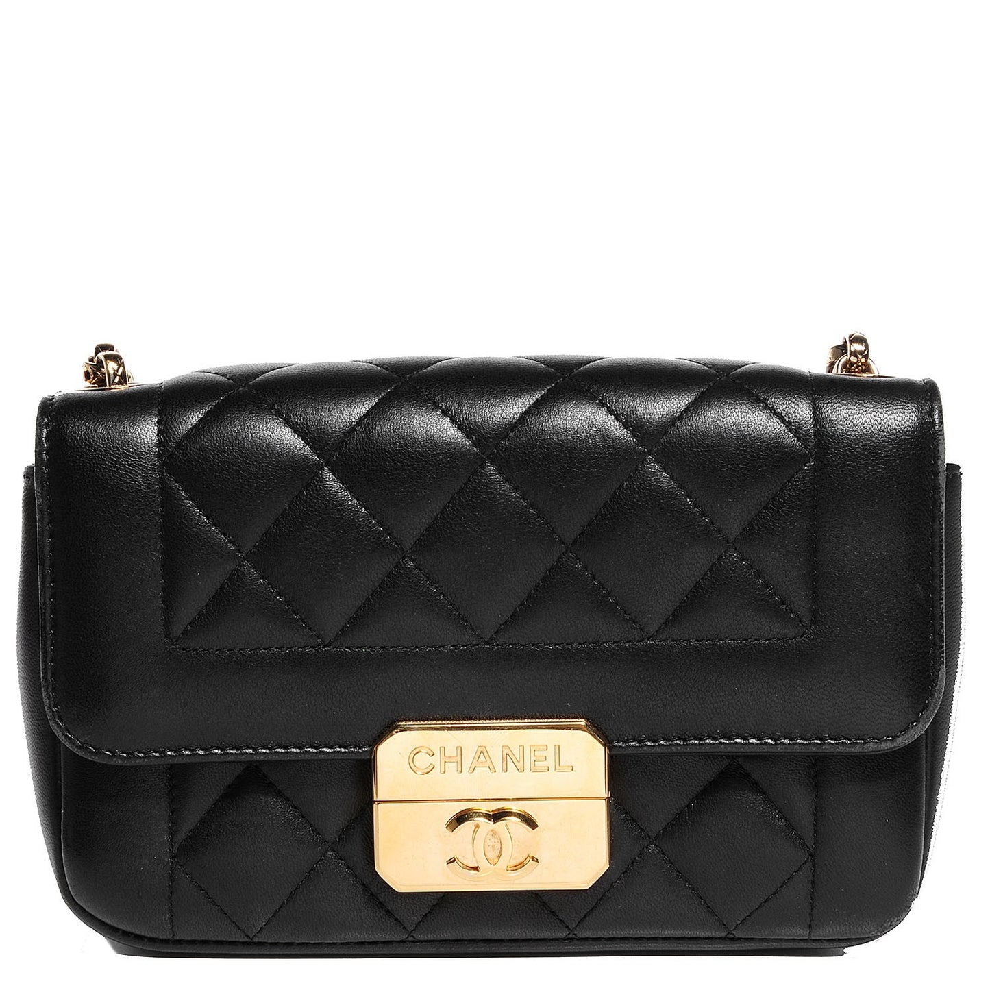 Lambskin Mini Chic With Me Flap Black
