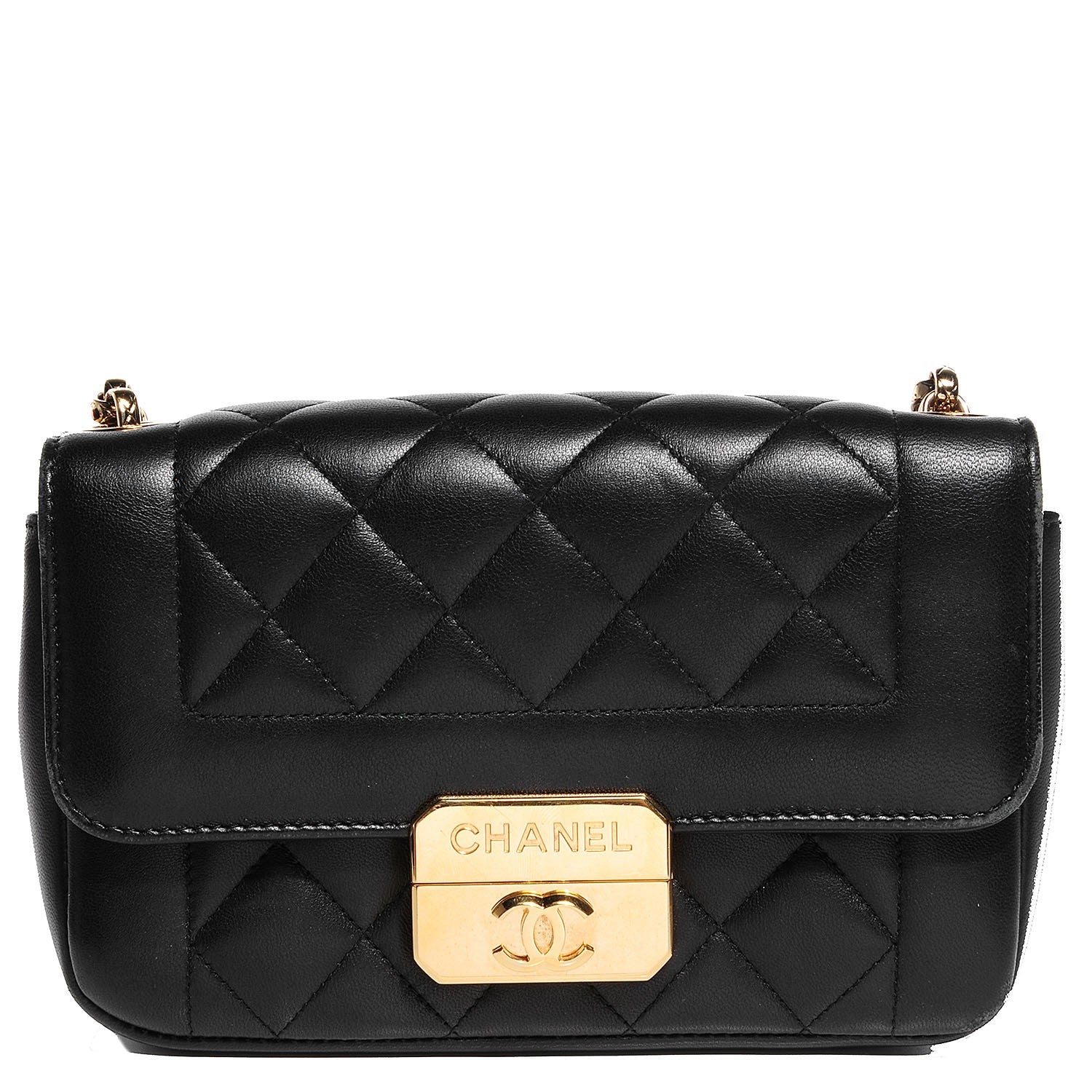 Chanel Lambskin Mini Chic With Me Flap Black 1 of 7