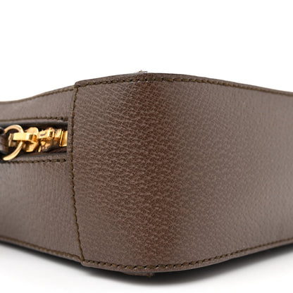 Gucci GG Supreme Monogram Web Small Ophidia Top Handle Shoulder Bag Brown 9 of 13