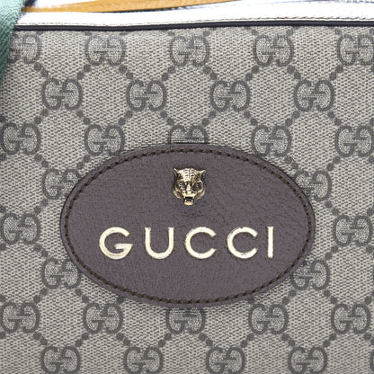 Gucci GG Supreme Monogram Web Neo Vintage Shoulder Bag Beige New Acero Crop 10 of 11