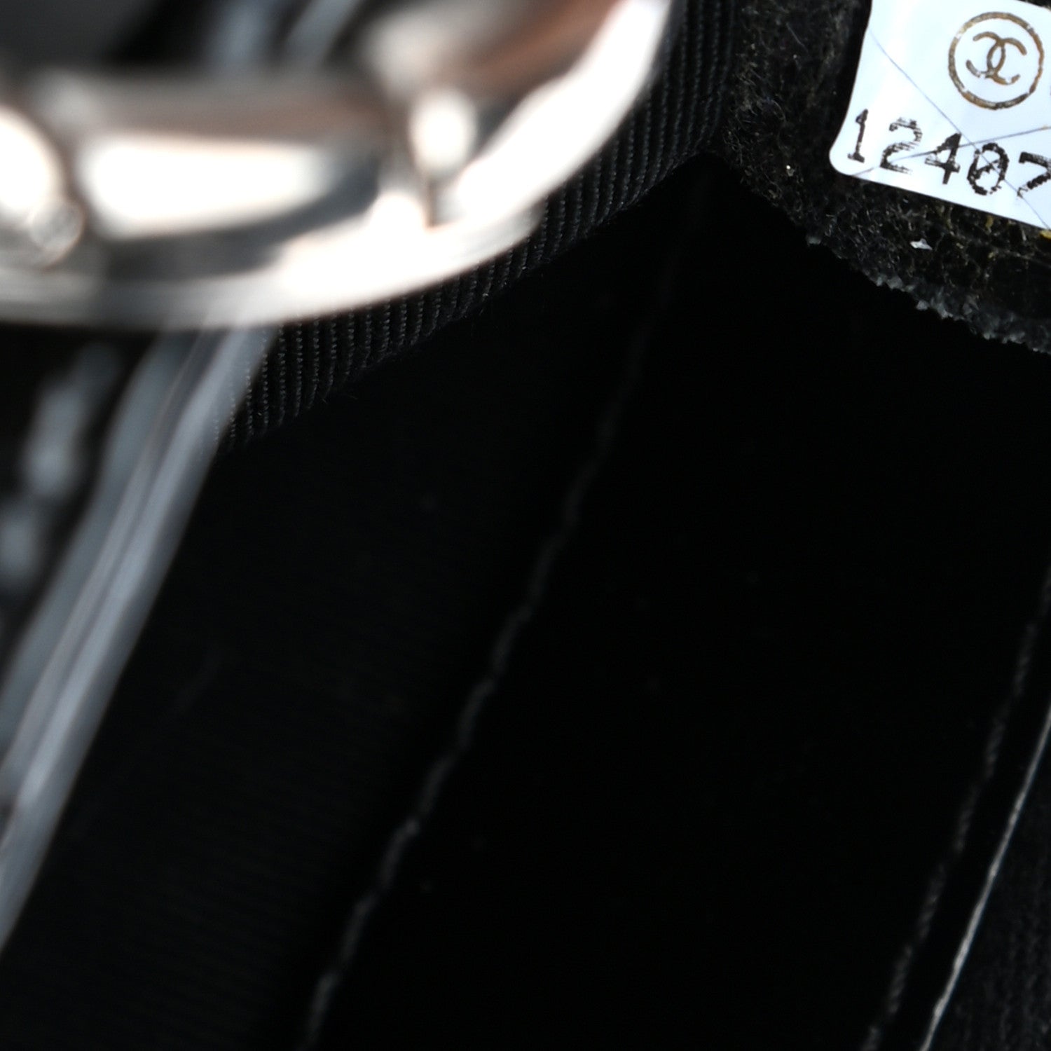 Chanel Patent Quilted Grand Shopping Tote GST Black 6 of 10