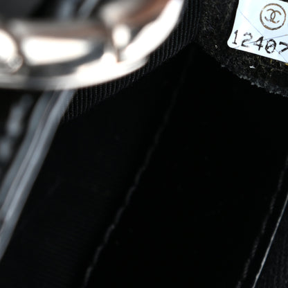 Chanel Patent Quilted Grand Shopping Tote GST Black 6 of 10