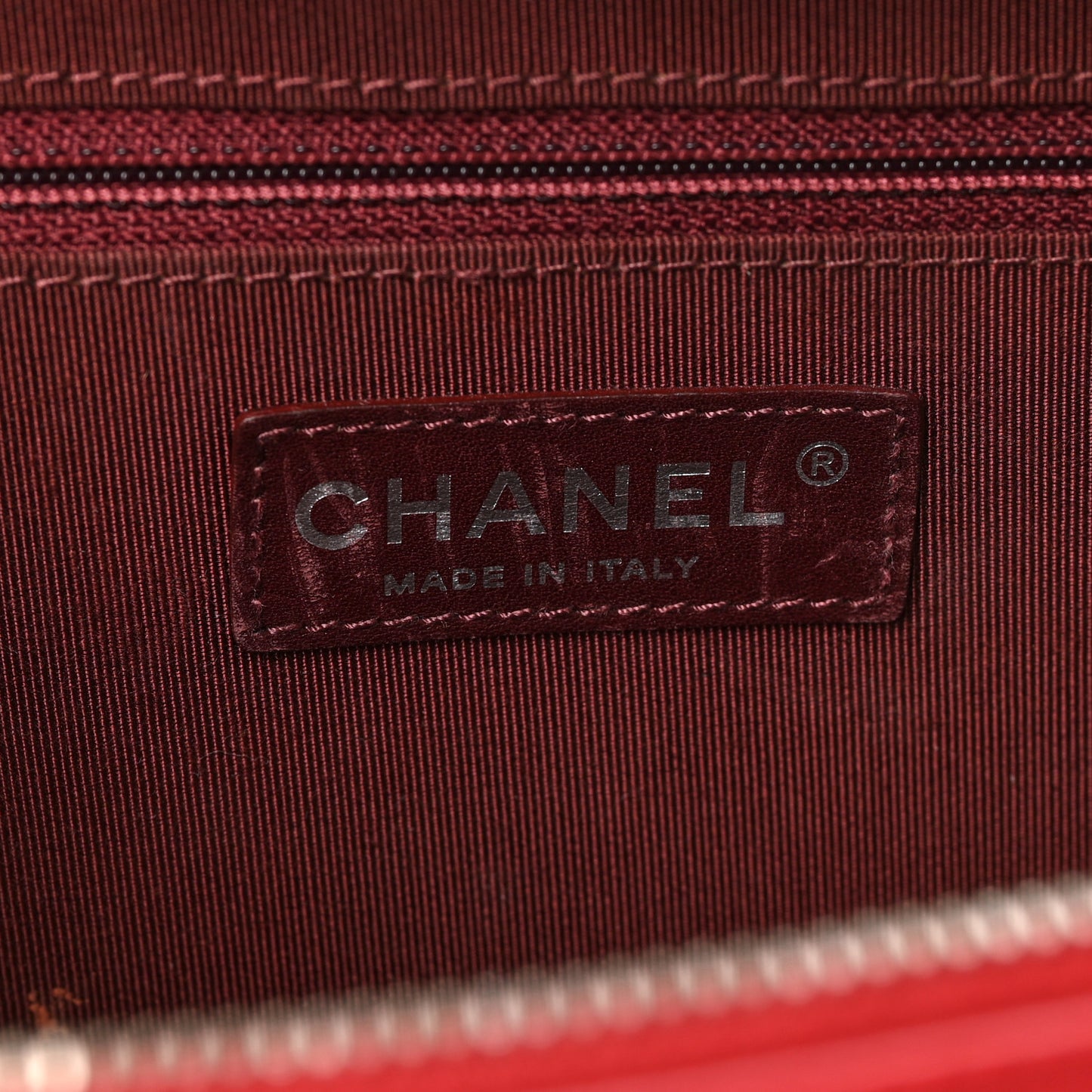 Lambskin Large Coco Boy Camera Case Red