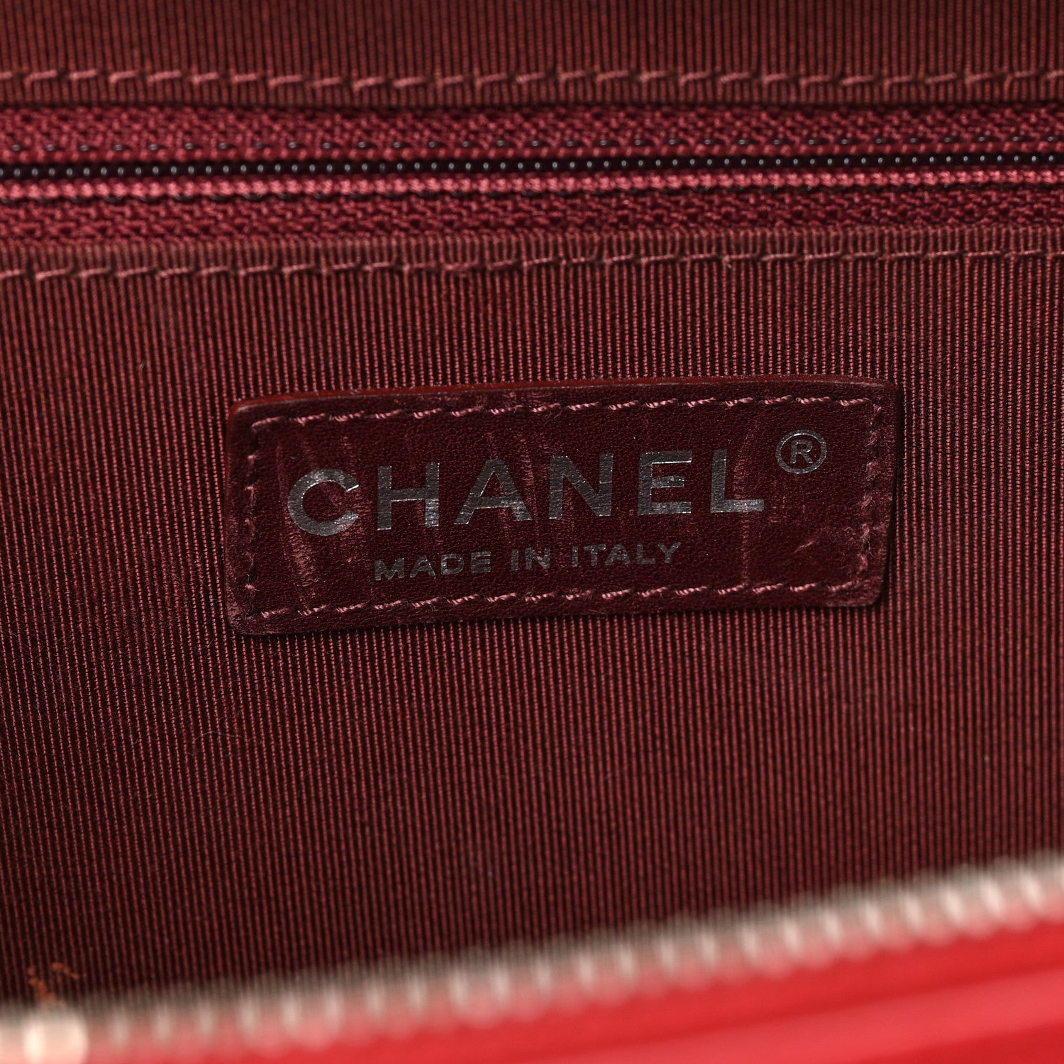 Chanel Lambskin Large Coco Boy Camera Case Red 7 of 11