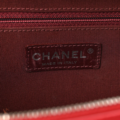Chanel Lambskin Large Coco Boy Camera Case Red 7 of 11