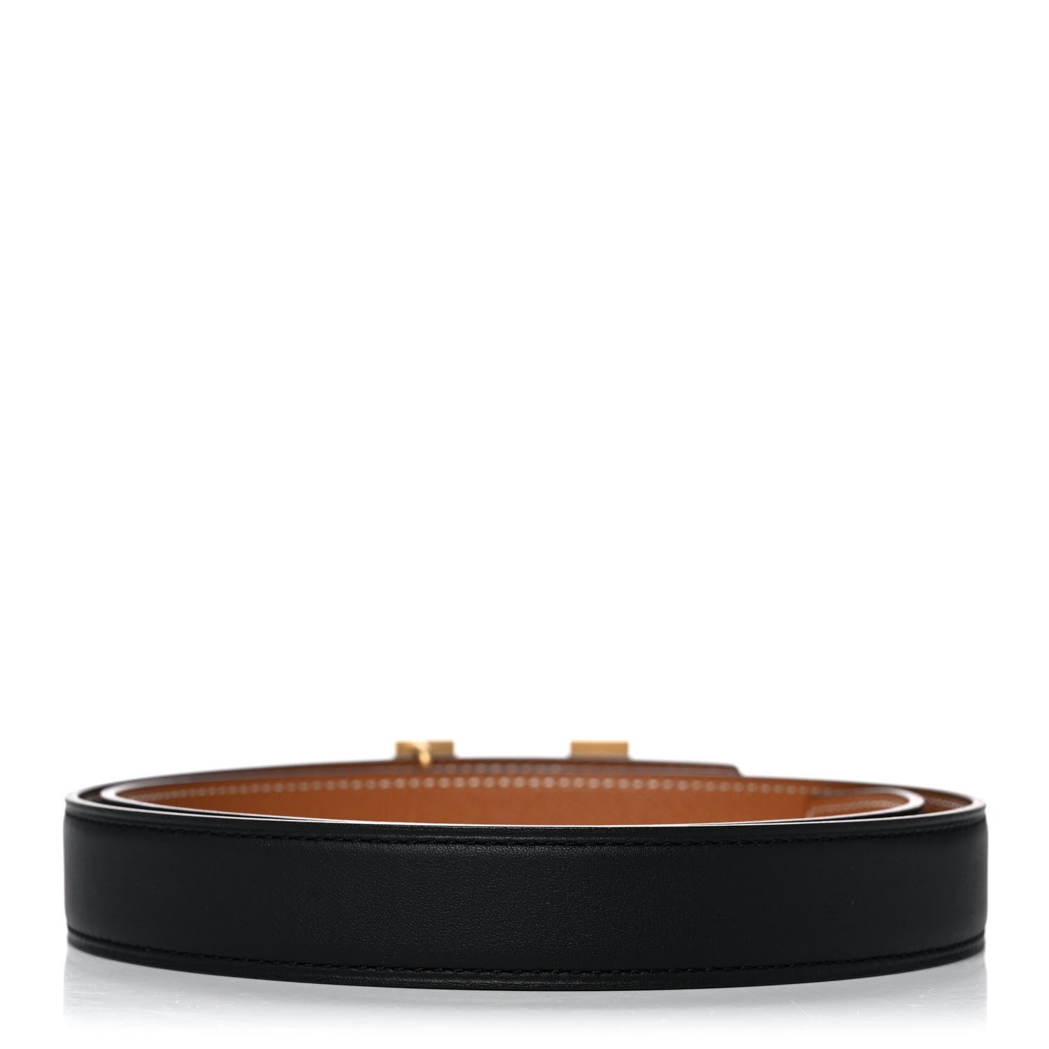 Hermes Swift Epsom 32mm Constance H Belt 75 Black Gold 2 of 9