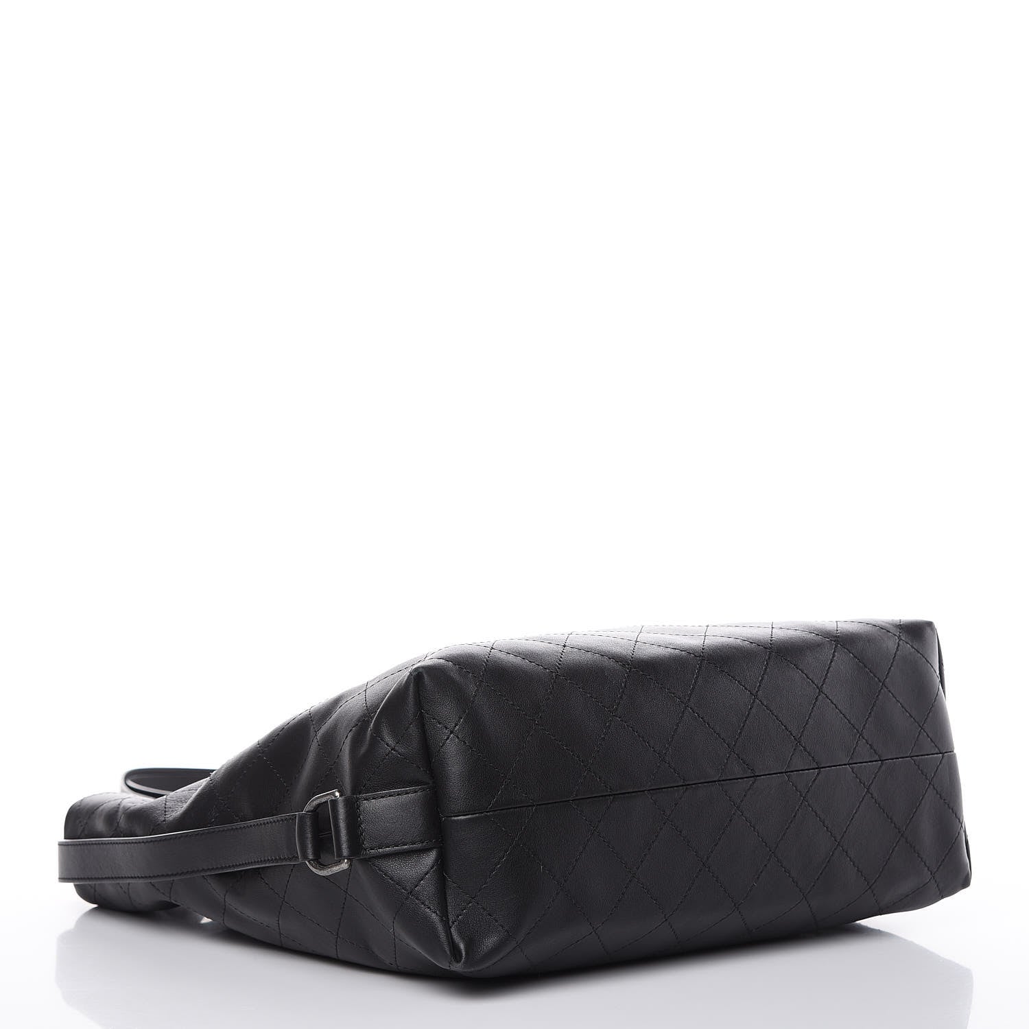 Chanel Calfskin Stitched Large Hobo Black 4 of 9