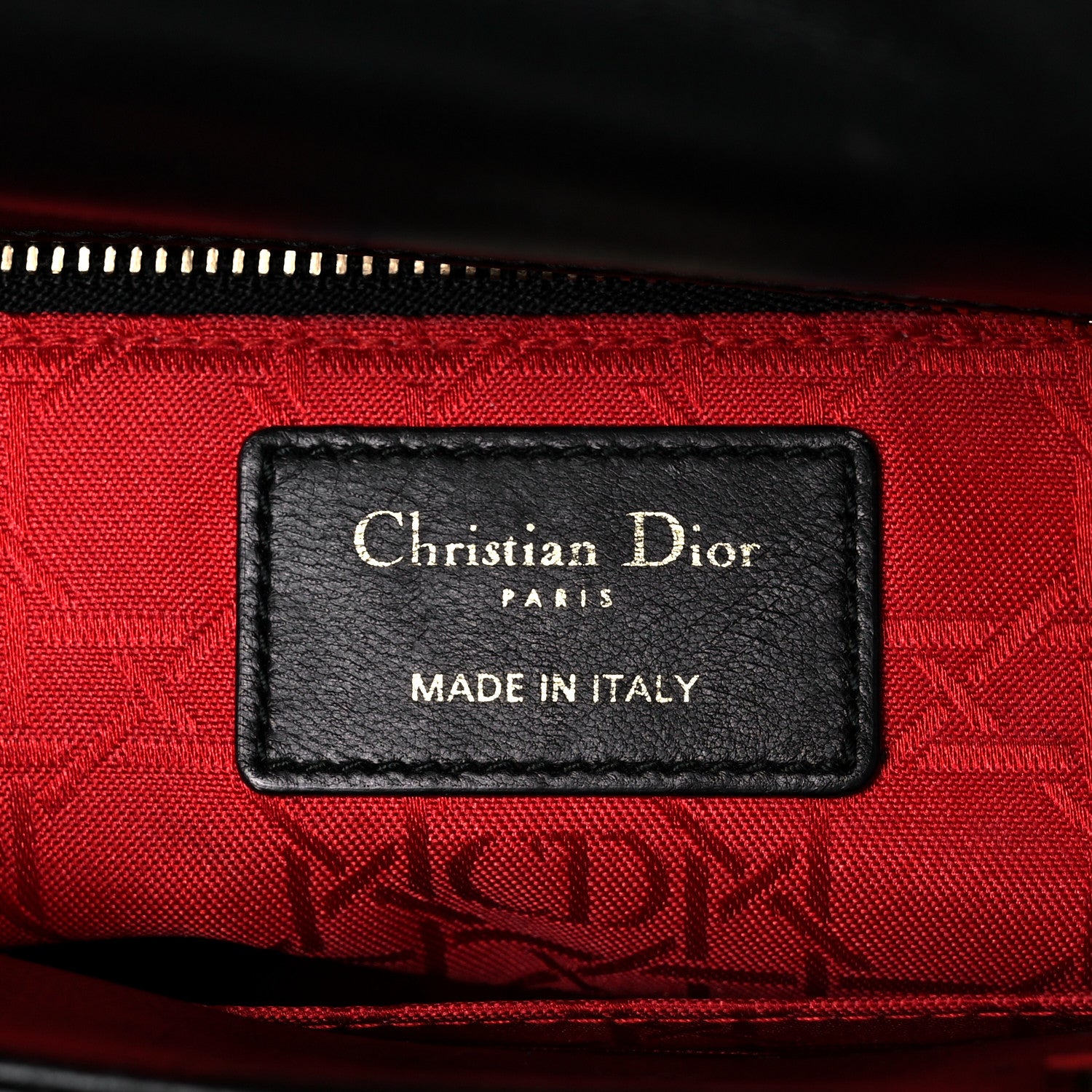 Christian Dior Lambskin Cannage Small Lucky Badges My Lady Dior Black 6 of 17