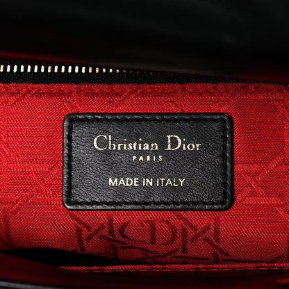 Christian Dior Lambskin Cannage Small Lucky Badges My Lady Dior Black 6 of 17