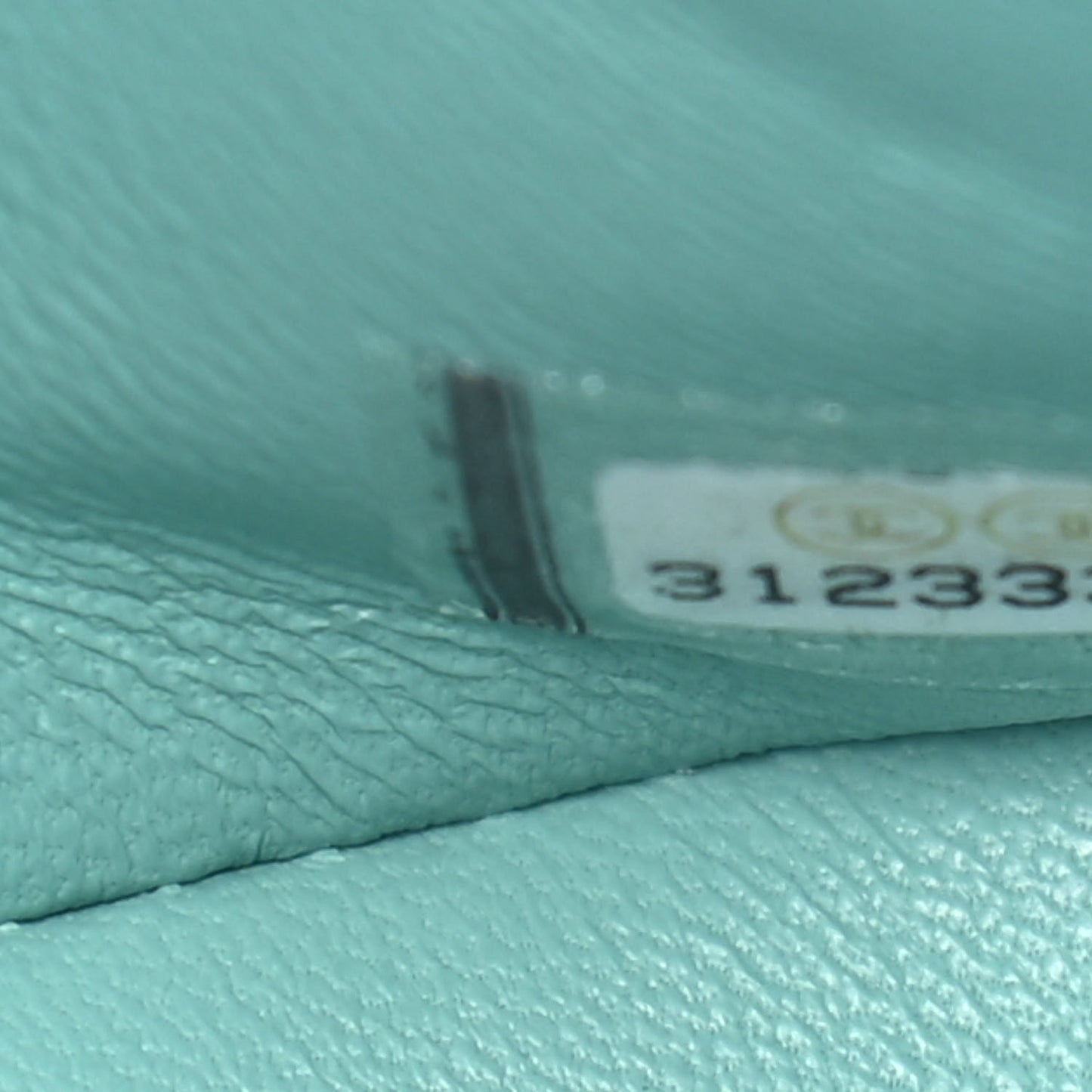 Caviar Quilted Small Double Flap Light Green