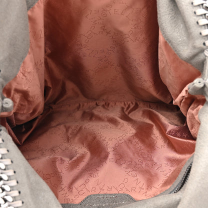 Stella McCartney Shaggy Deer Falabella Fold Over Tote Light Grey 5 of 9