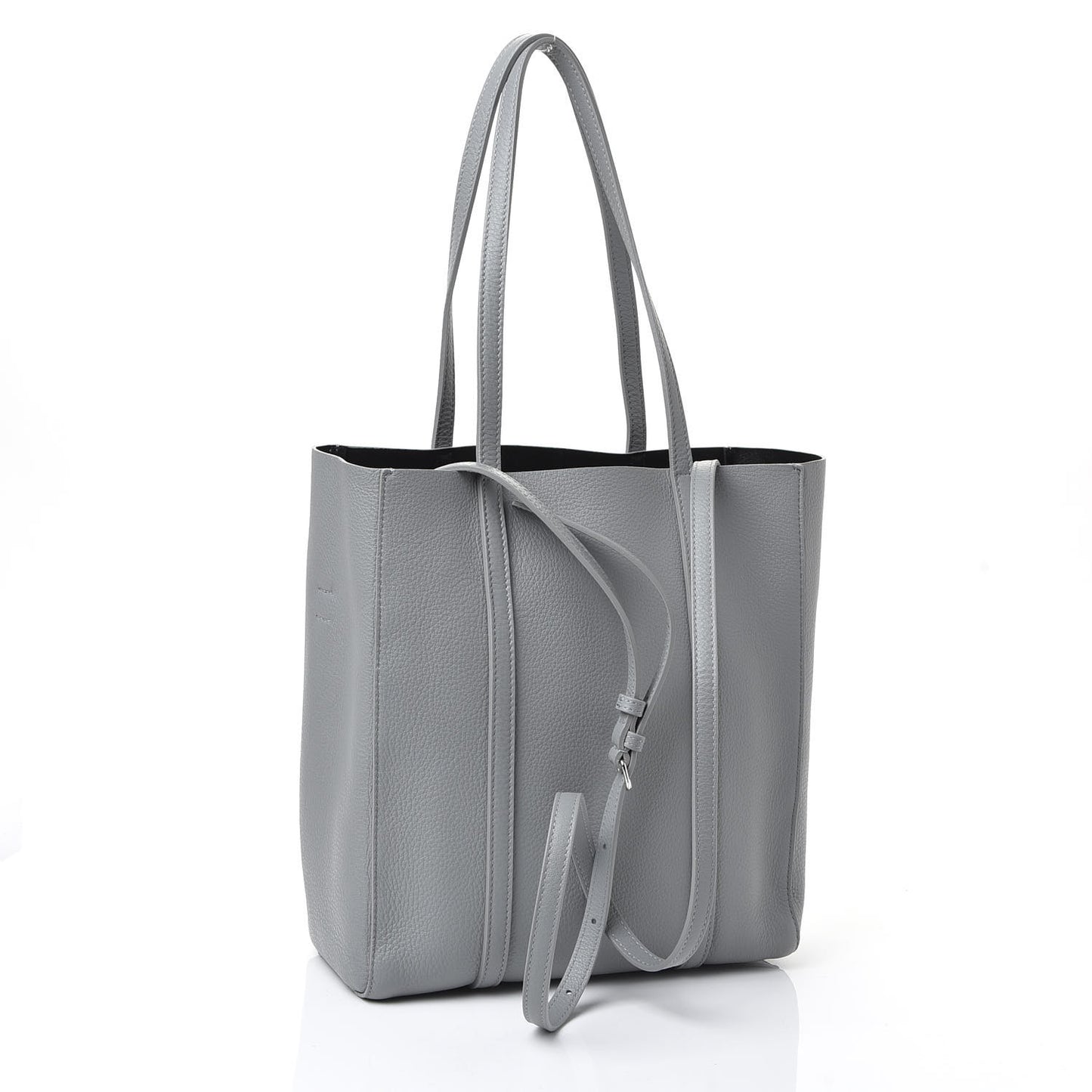 Calfskin XS Everyday Tote Balenciaga Grey Black
