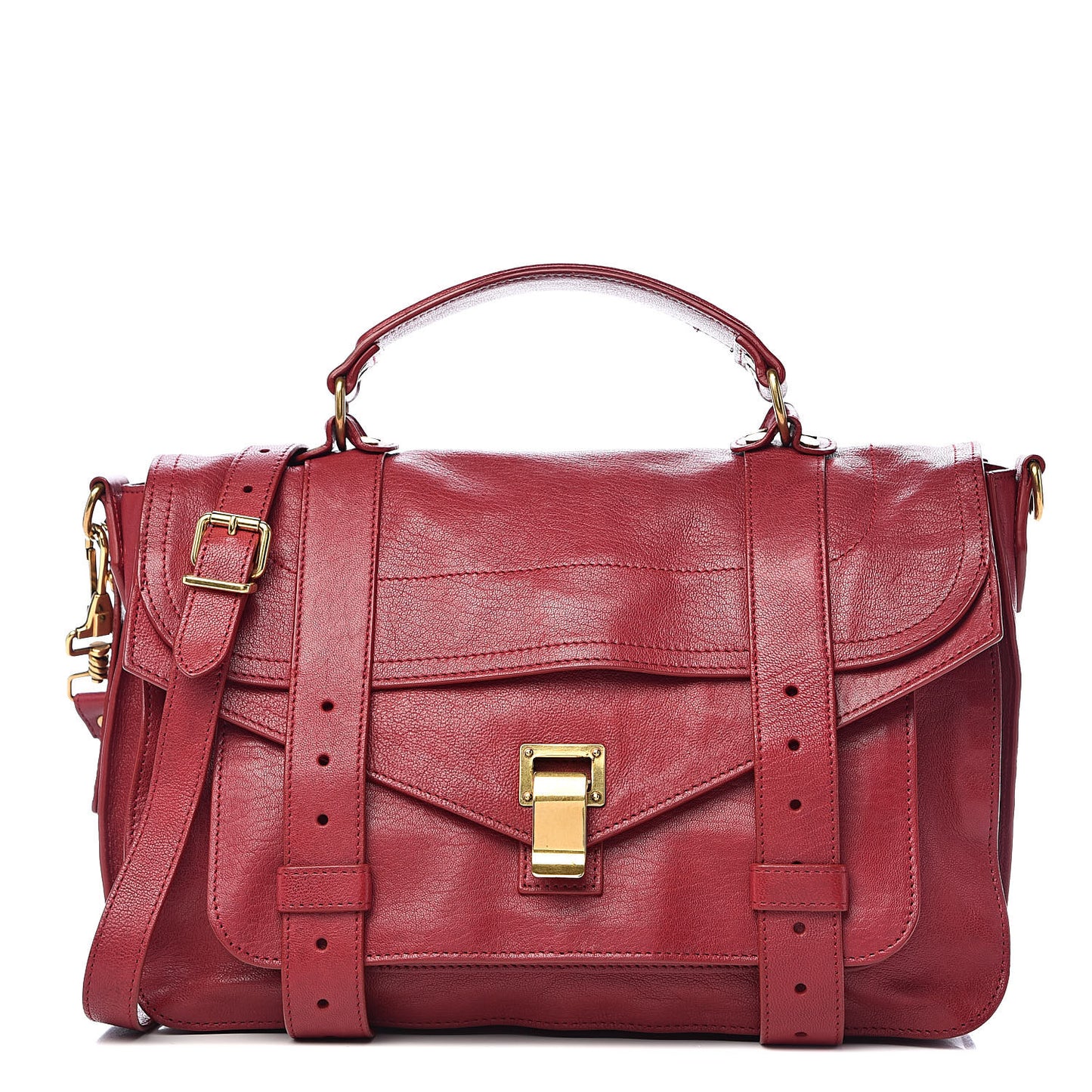 Lambskin Medium PS1 Satchel Chianti