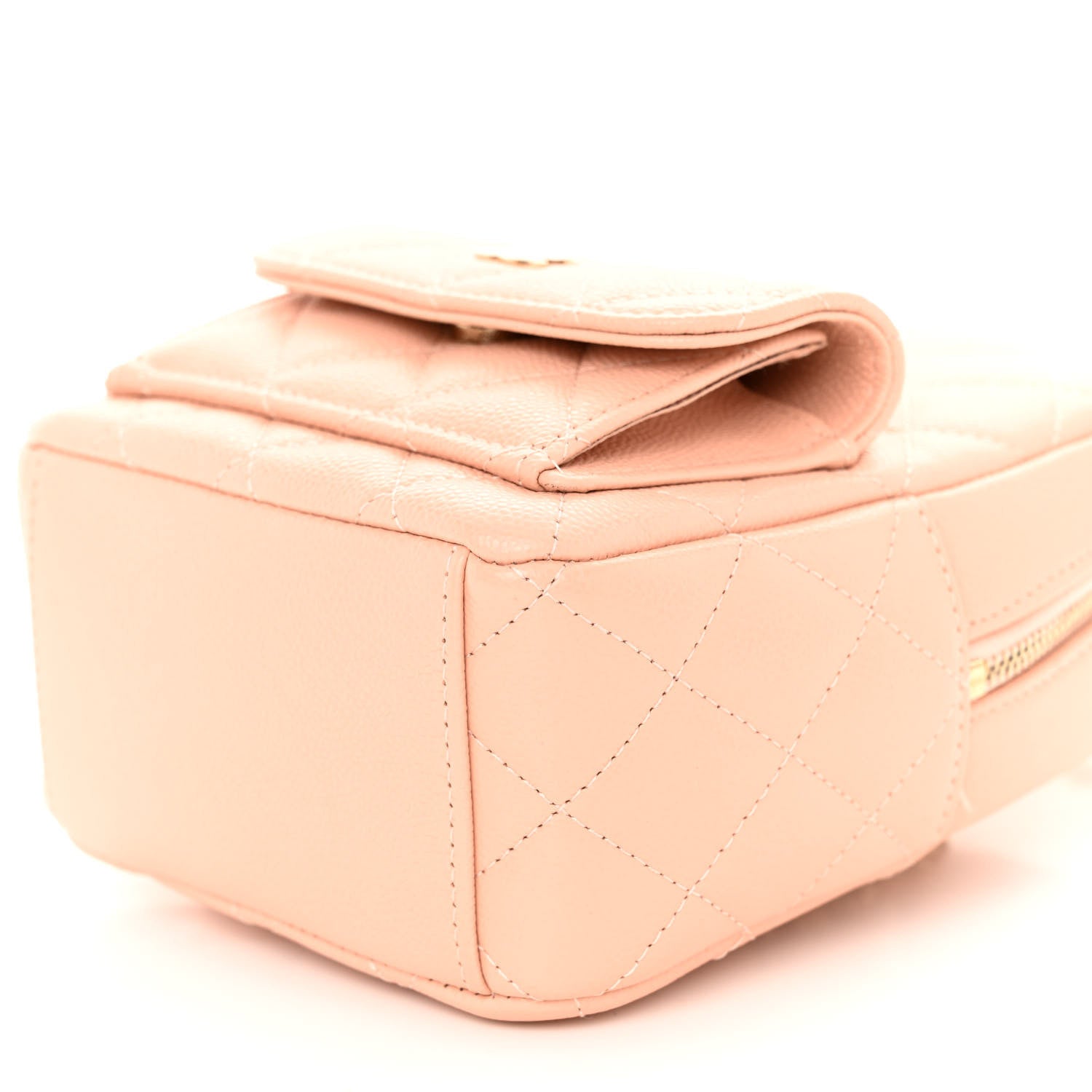 Chanel Caviar Quilted CC Mini Classic Backpack Light Pink 9 of 10