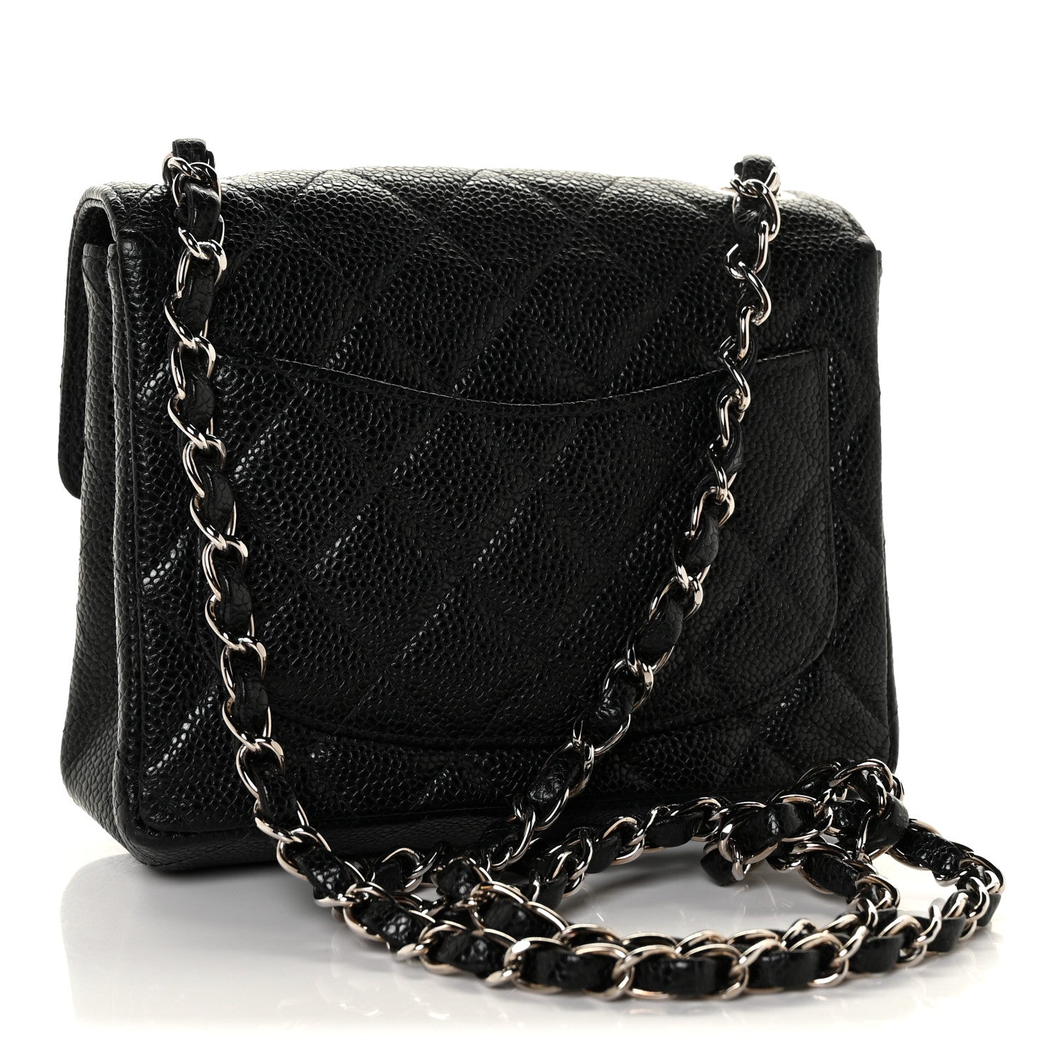 Chanel Caviar Quilted Mini Square Flap Black 3 of 11