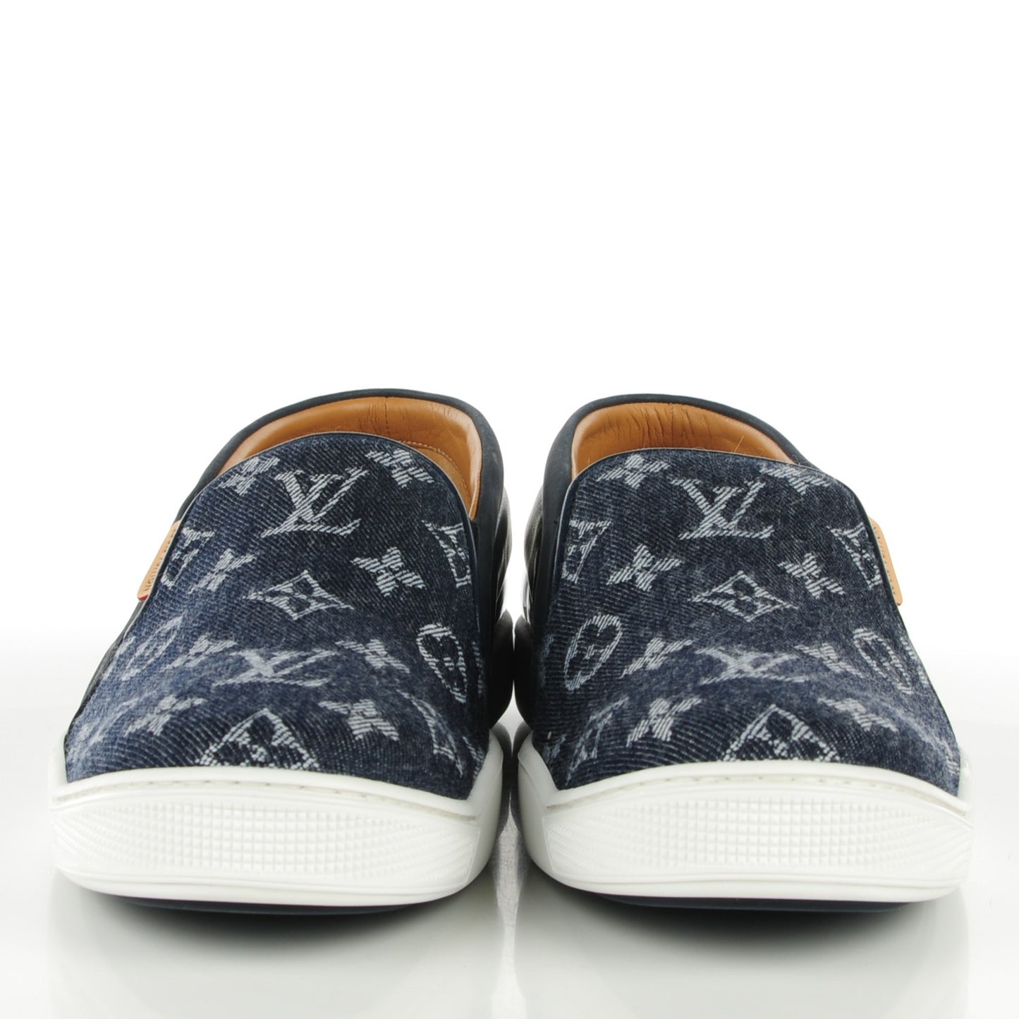 Denim Monogram Tempo Sneakers 40 Blue