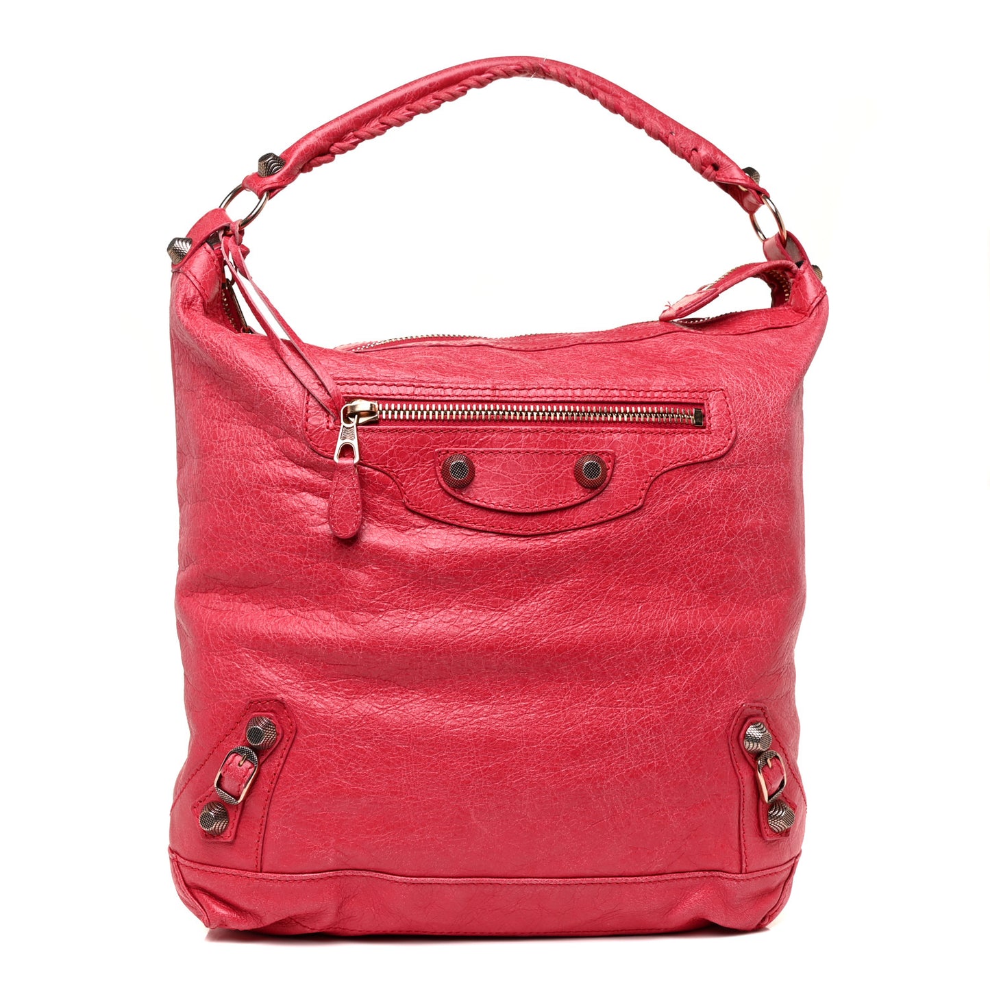 Agneau Giant 12 Rose Gold Hardware Day Hobo Rose Thulian