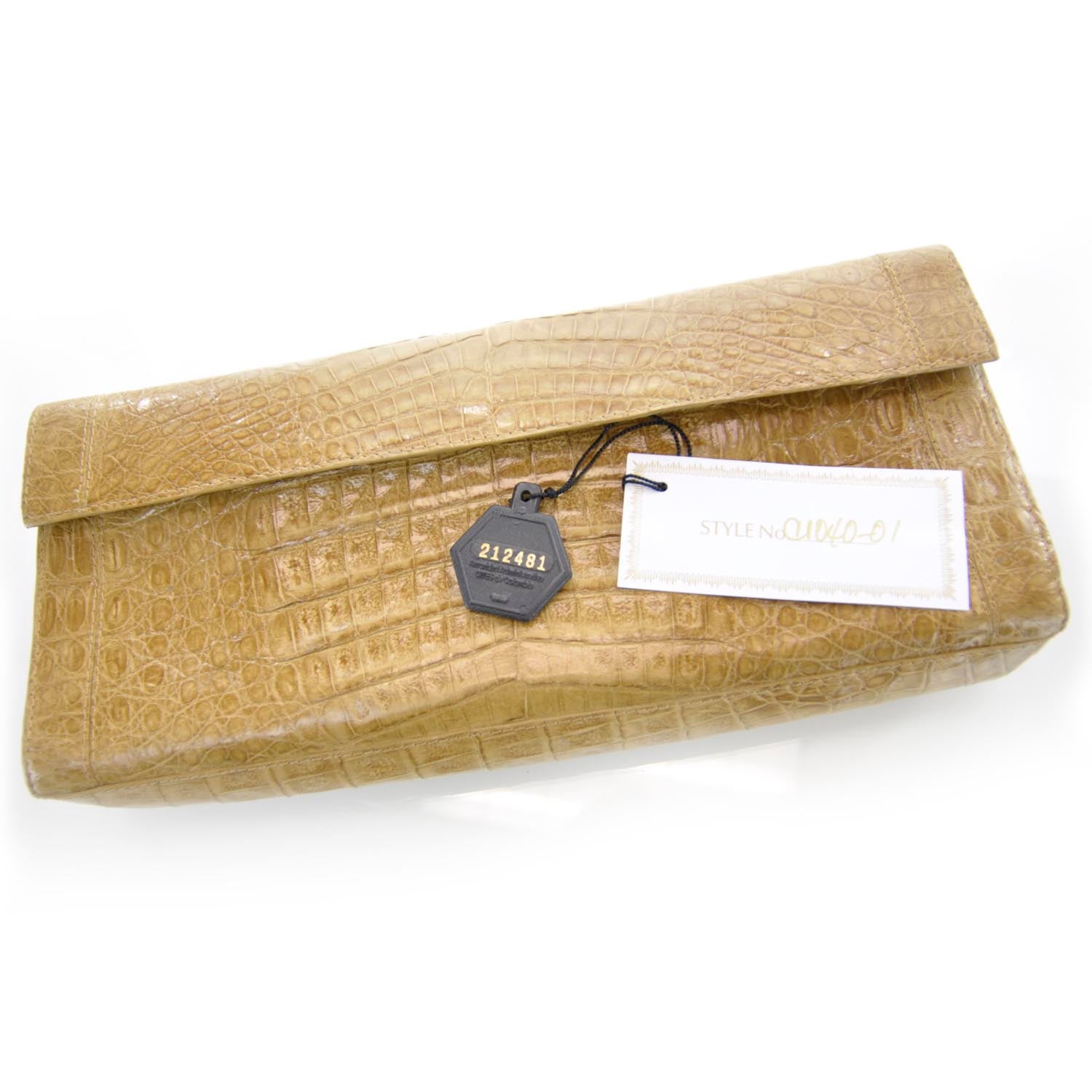 Nancy Gonzalez Crocodile Clutch Brown 11 of 11