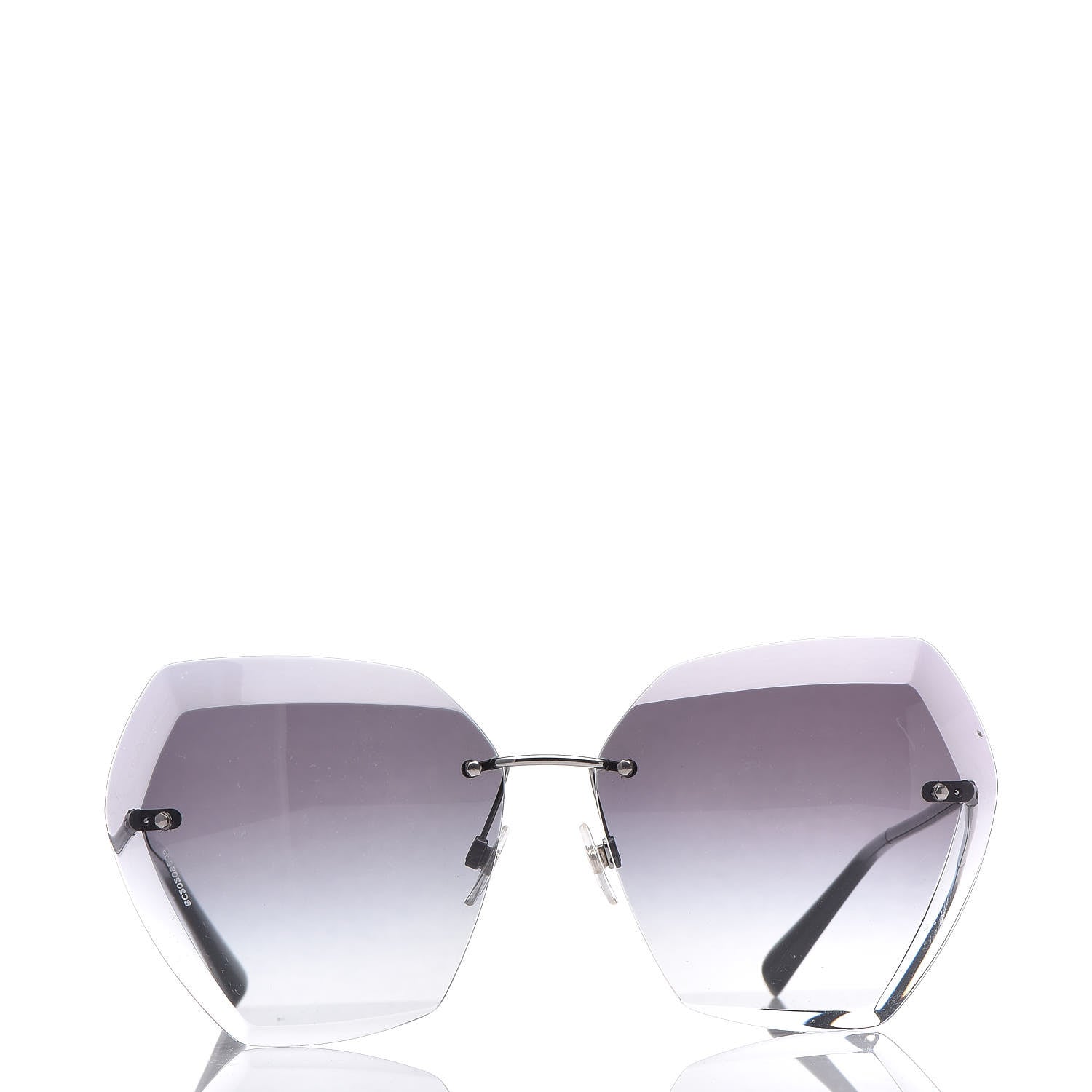 Chanel Cat Eye Sunglasses 71180 Silver 3 of 10