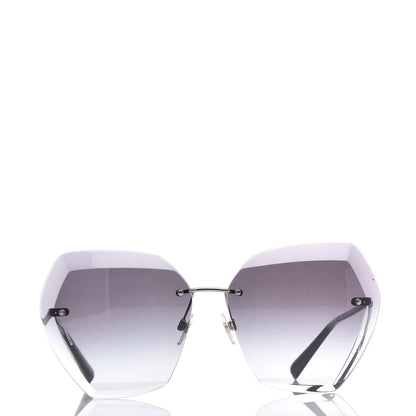 Chanel Cat Eye Sunglasses 71180 Silver 3 of 10