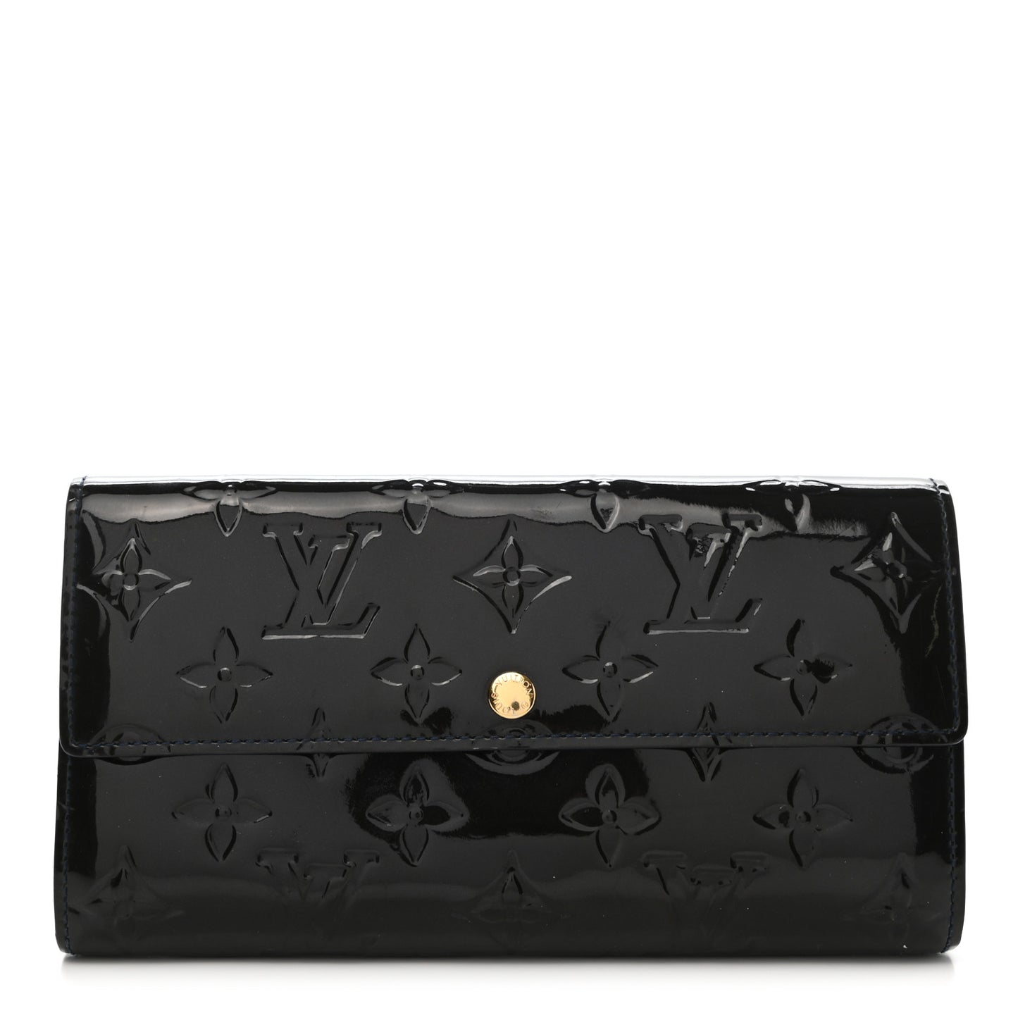 Vernis Sarah Wallet Blue Nuit