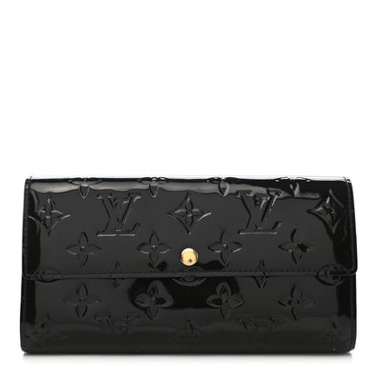 Louis Vuitton Vernis Sarah Wallet Blue Nuit 1 of 6