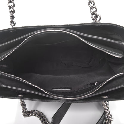 Chanel Caviar Quilted Medium Rock In Rome Tote Black 5 of 8