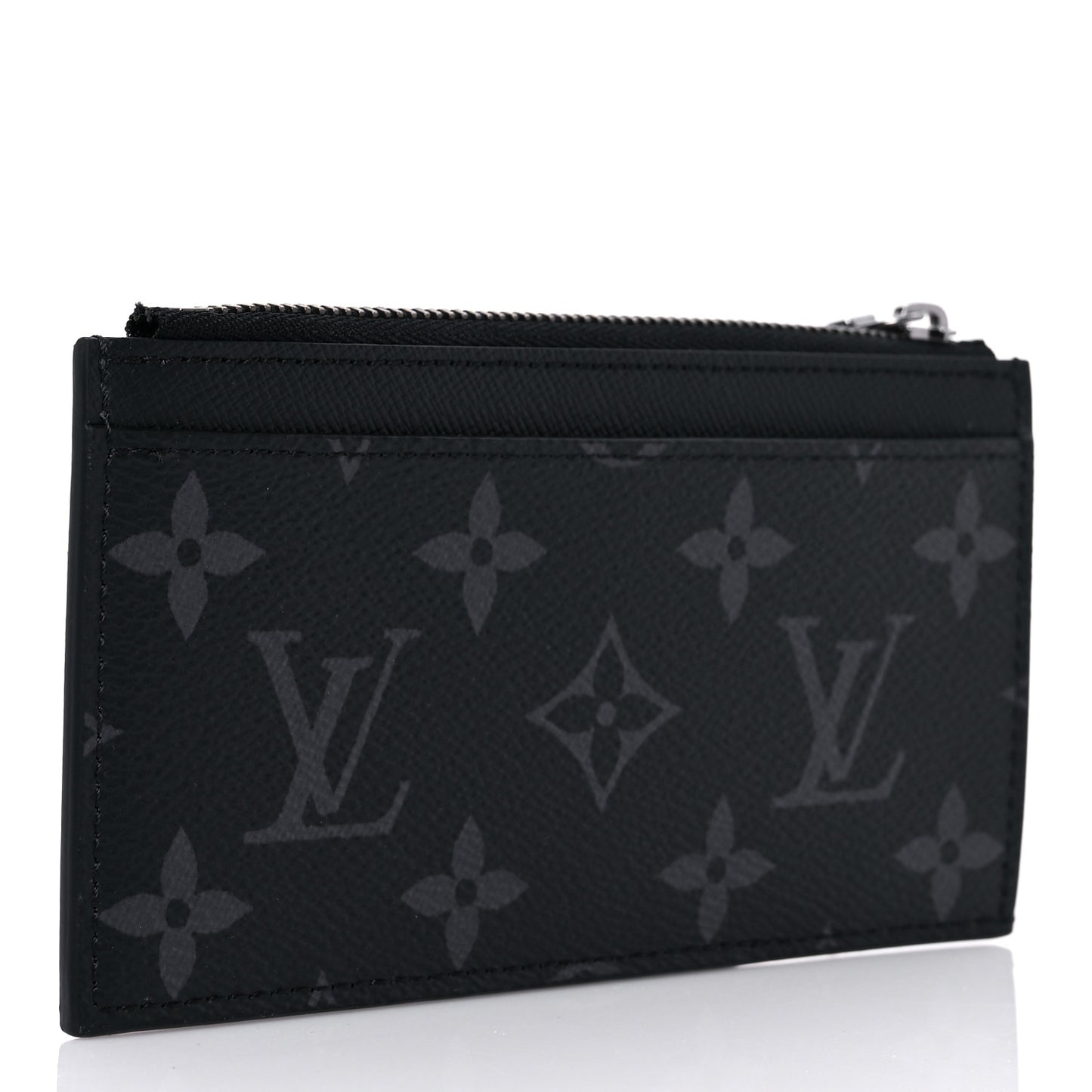 Reverse Monogram Eclipse Taiga Coin Card Holder