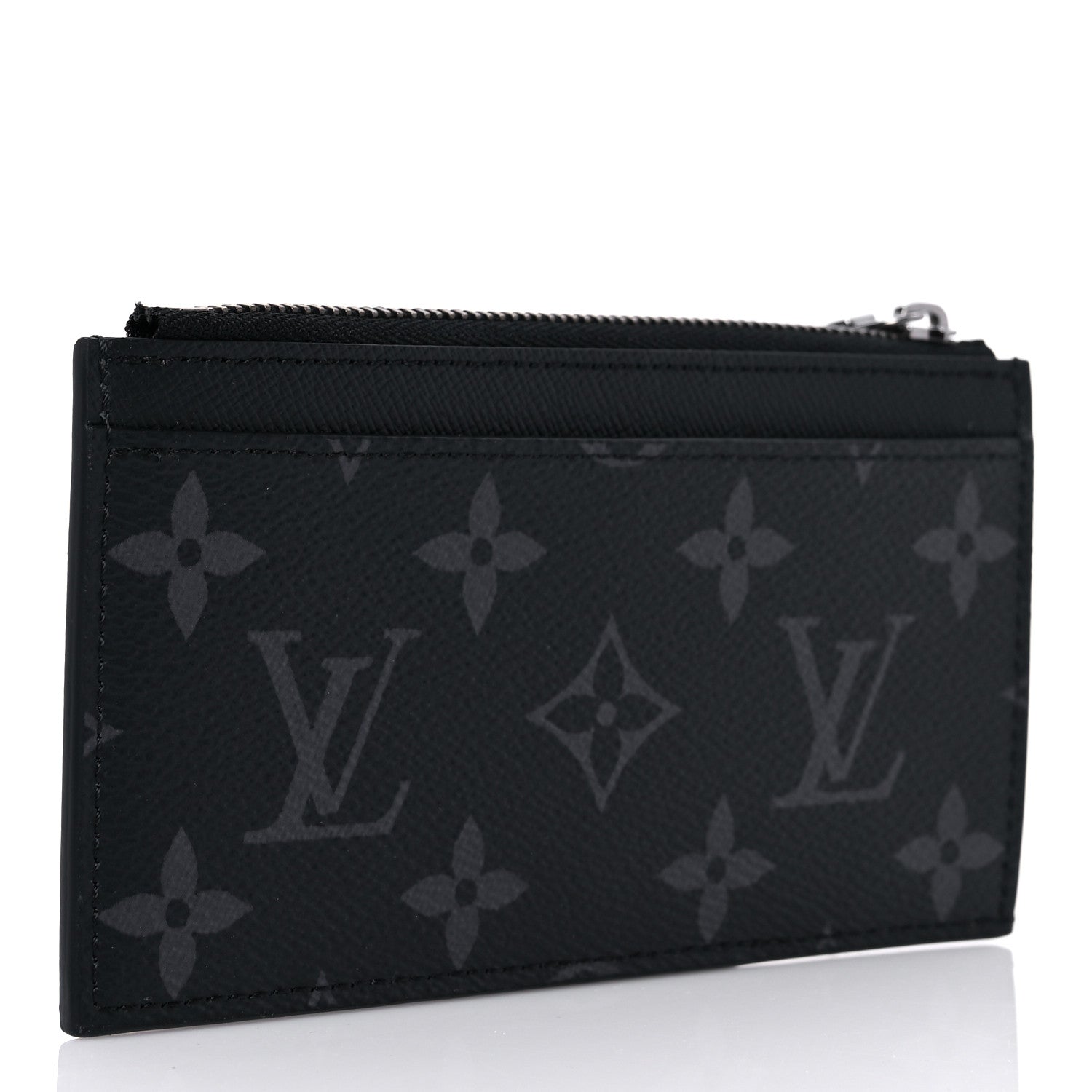 Louis Vuitton Reverse Monogram Eclipse Taiga Coin Card Holder 3 of 7